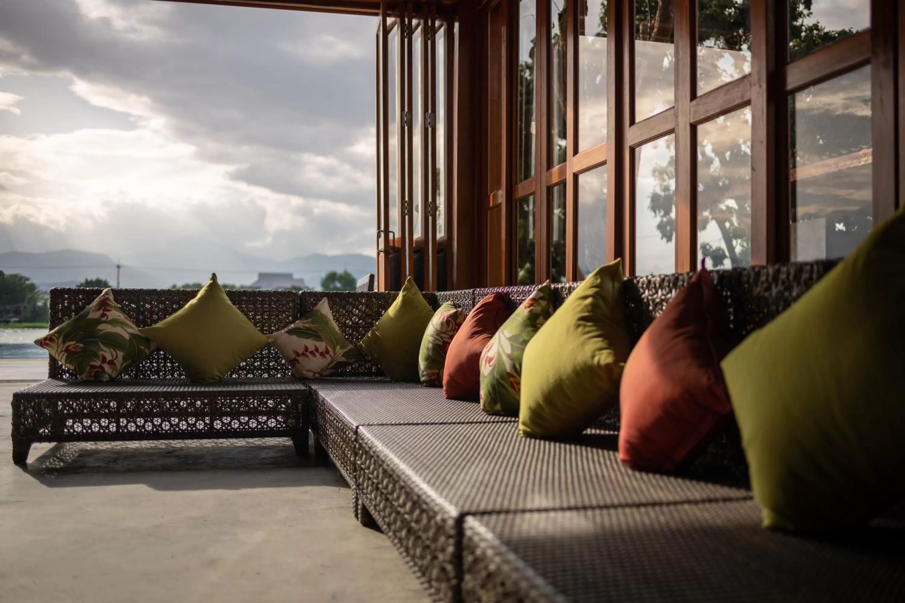 Seating area in Doi Inthanon Riverside resort