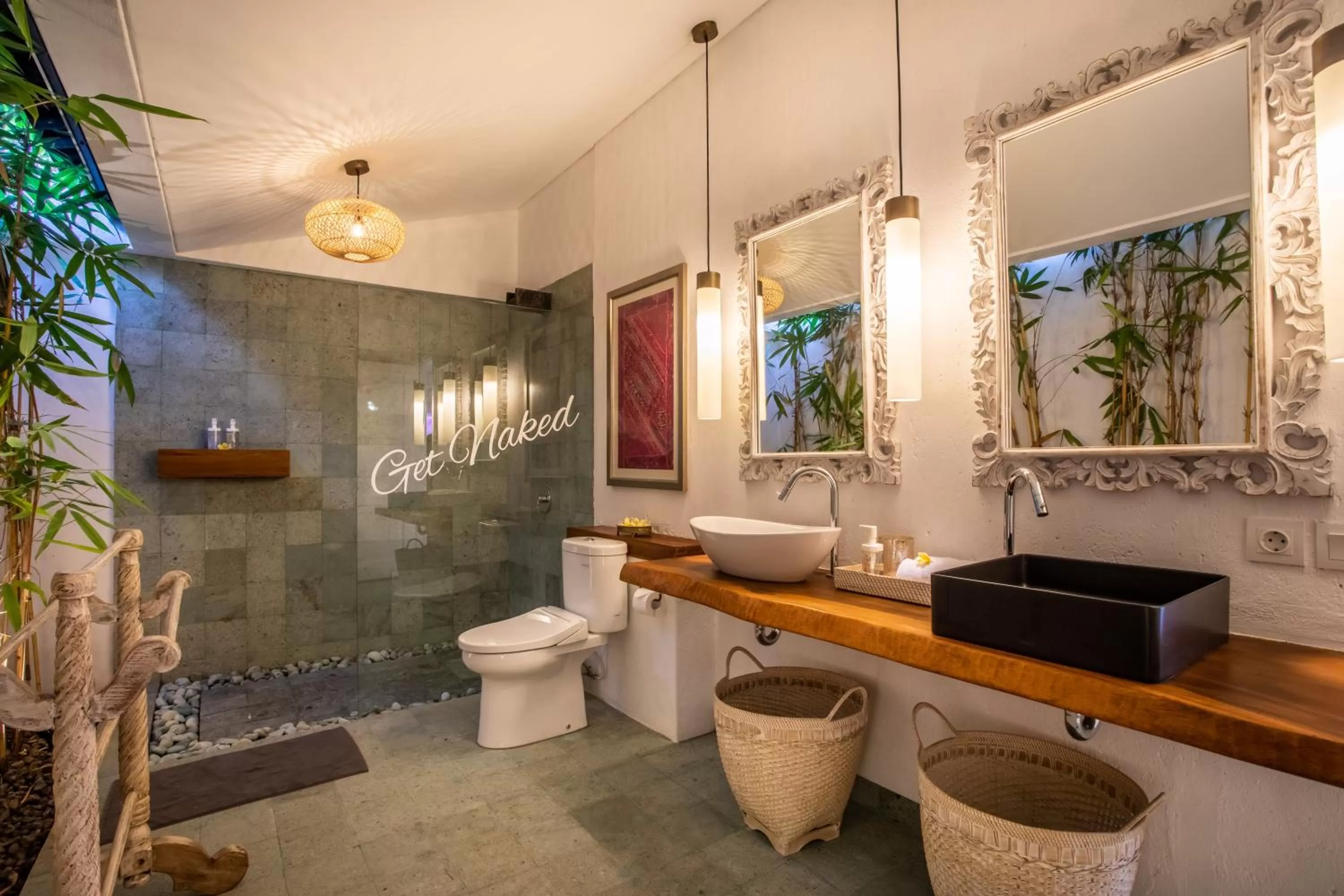 Shower in PinkPrivate Sanur - for Cool Adults Only