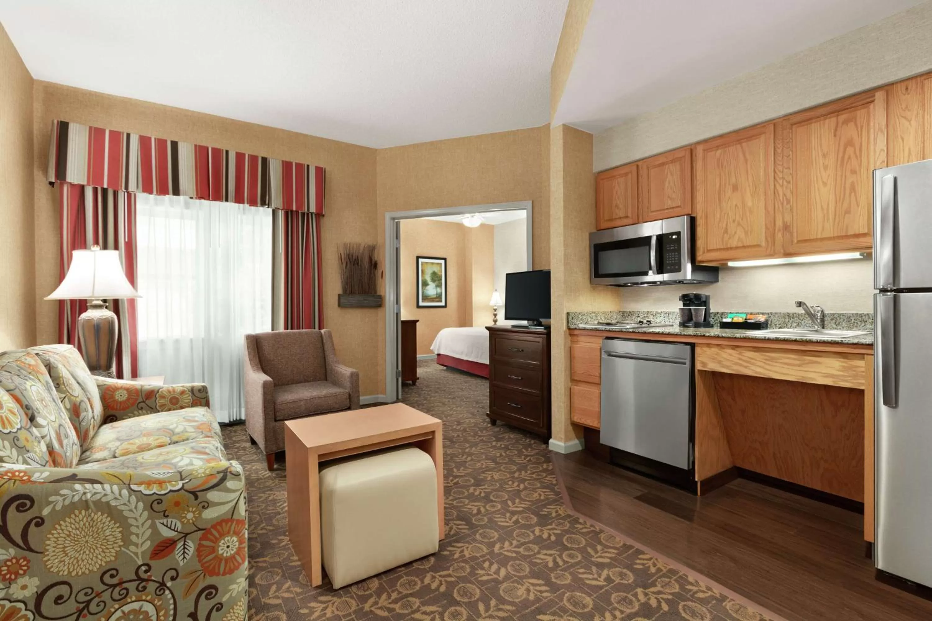 Bedroom in Homewood Suites Syracuse-Liverpool