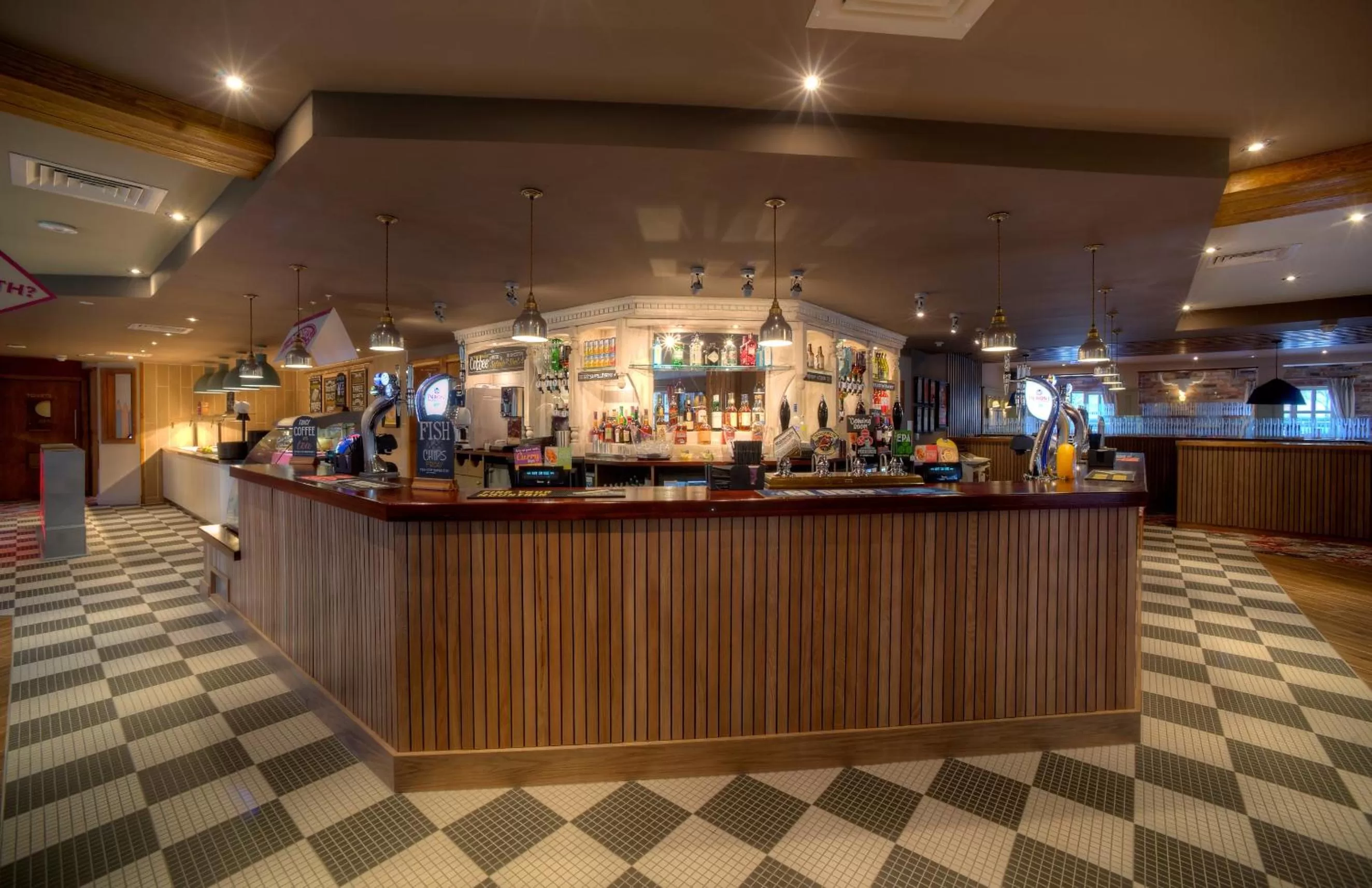 Lounge or bar in Chain Runner, Livingston by Marston's Inns