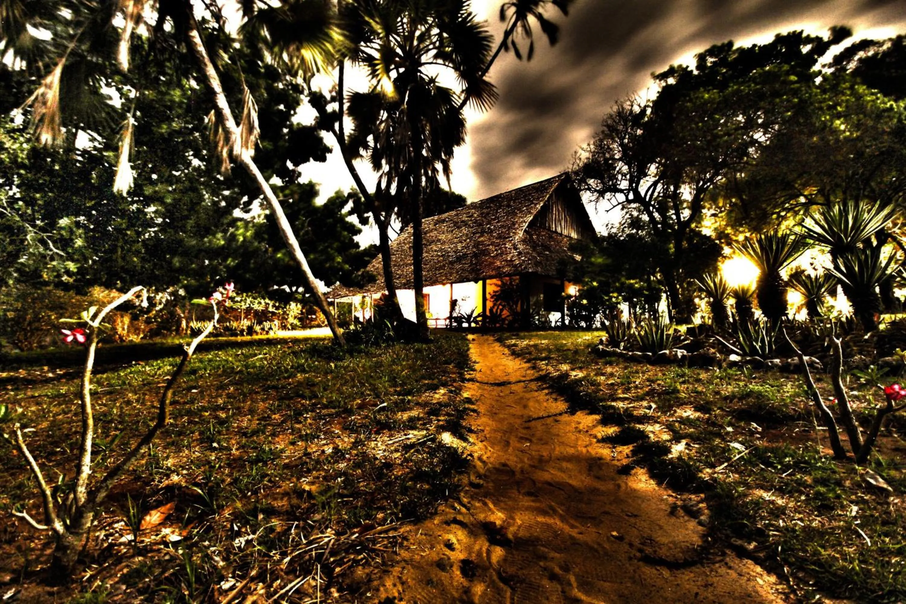 Sunset in Amani Beach Resort