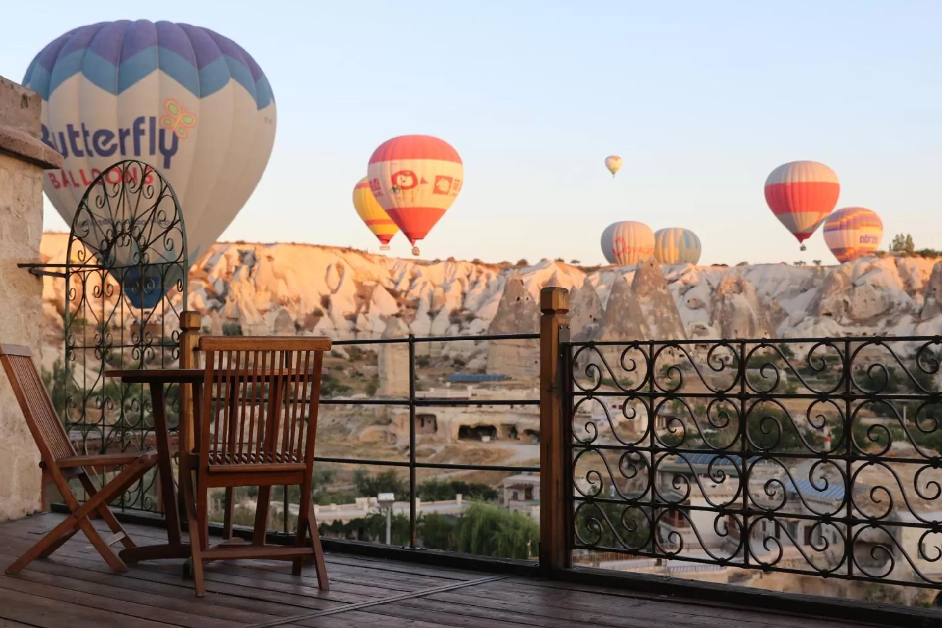 Balcony/Terrace in Kelebek Special Cave Hotel & Spa