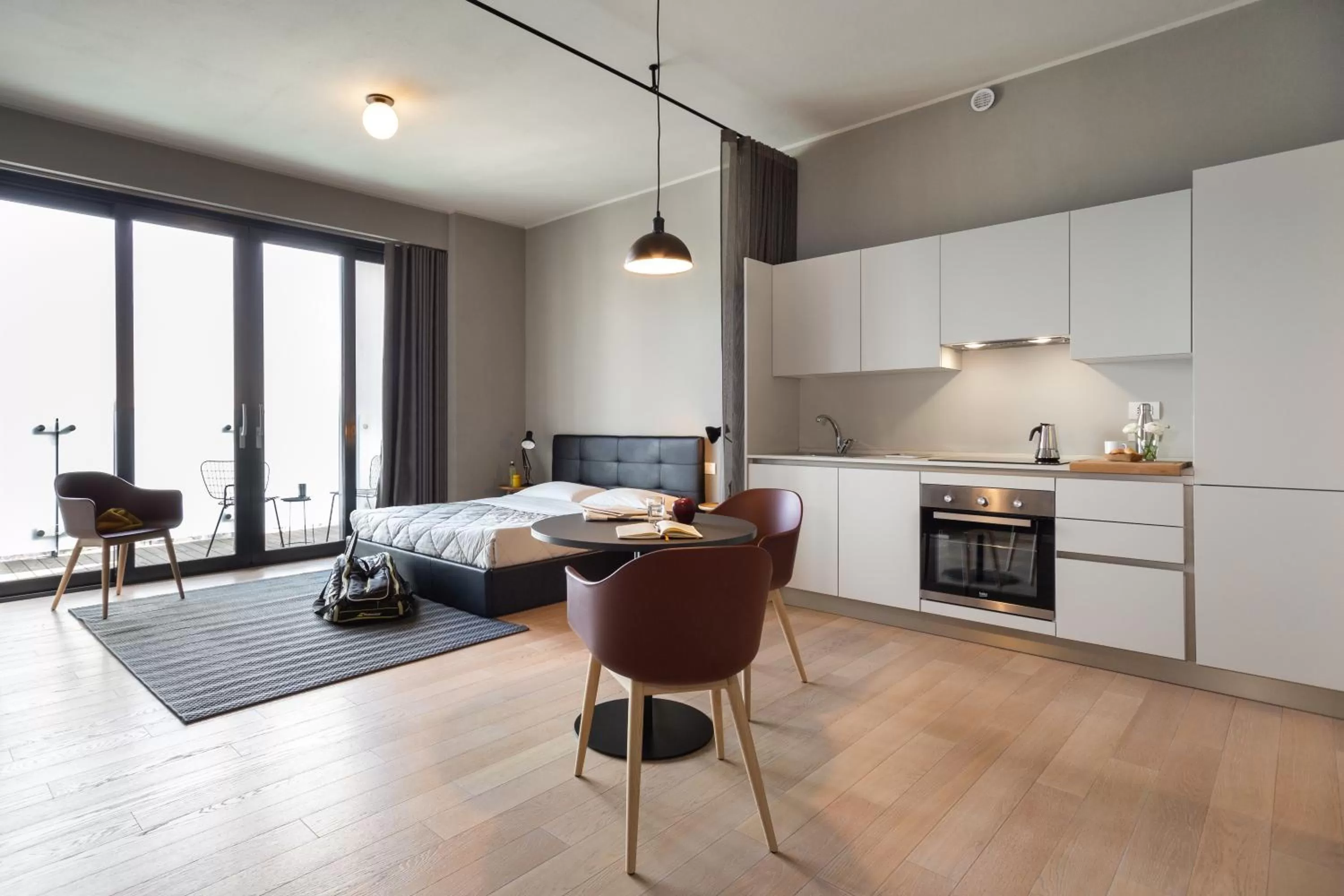 Kitchen or kitchenette in Dreams Hotel Città Studi