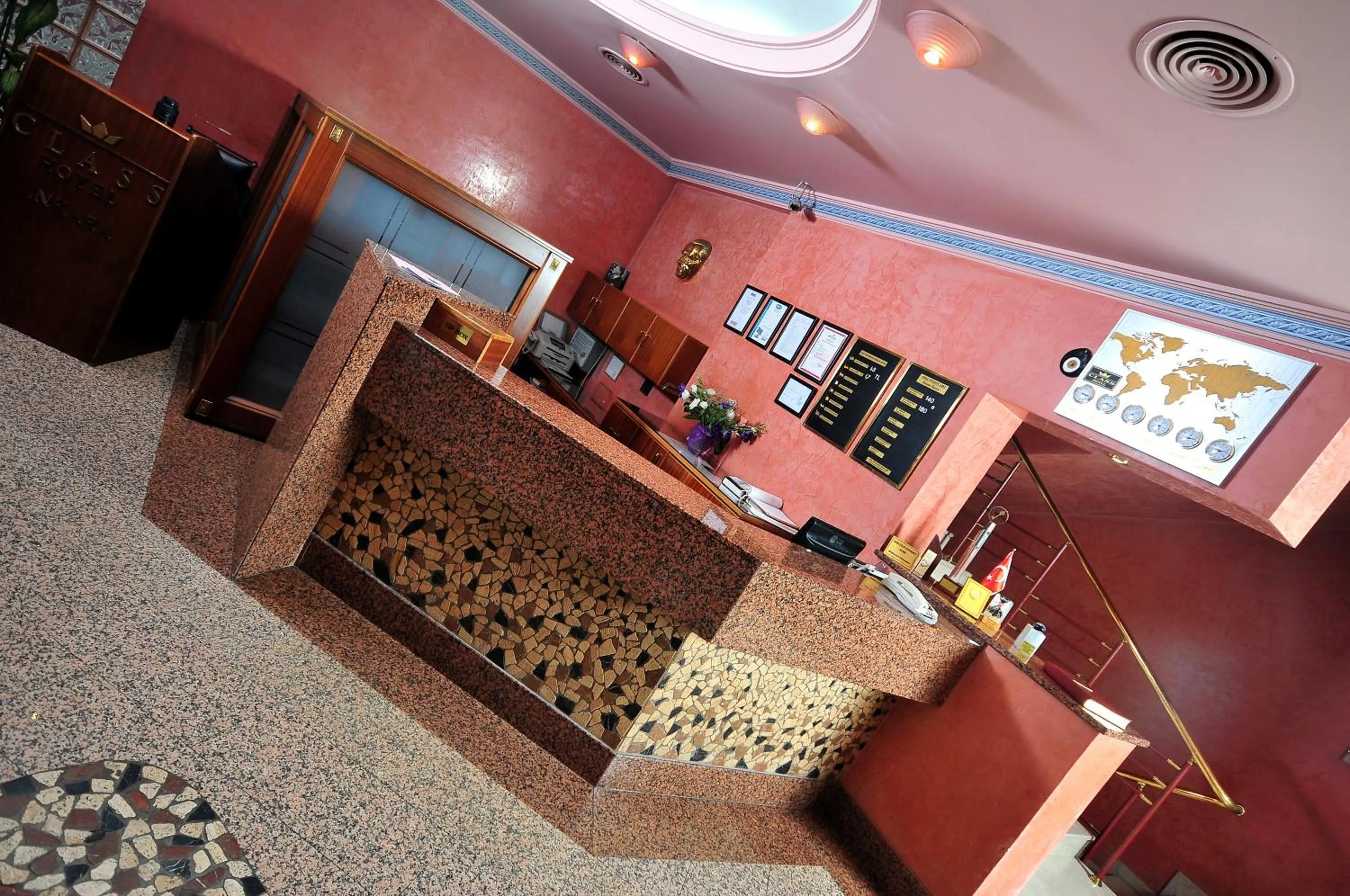 Lobby or reception in Class Hotel