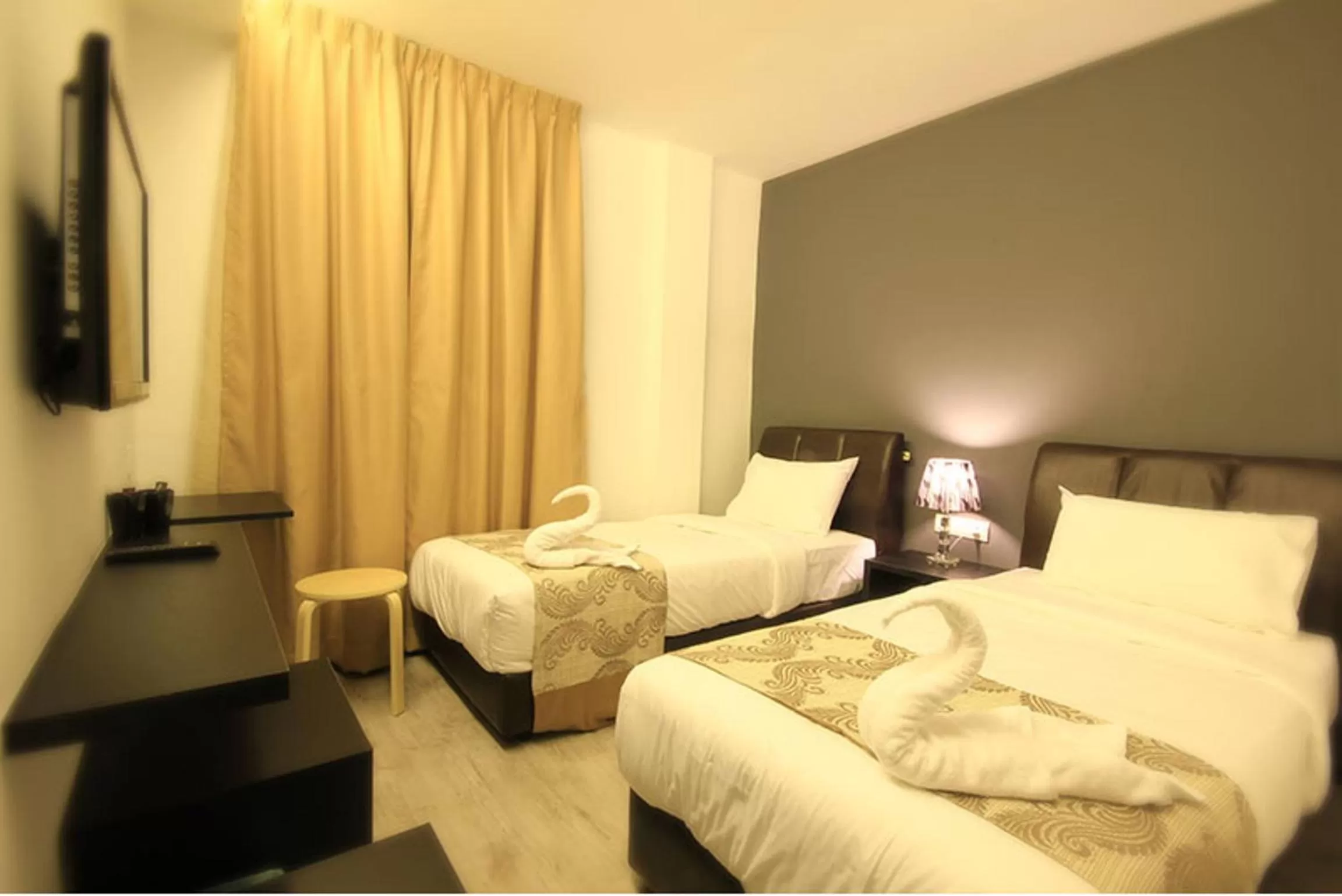 Bed in Sandy Hotel Malacca