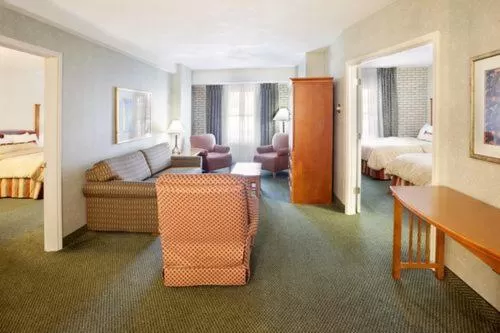 Living room, Bed in Staybridge Suites San Antonio Airport by IHG