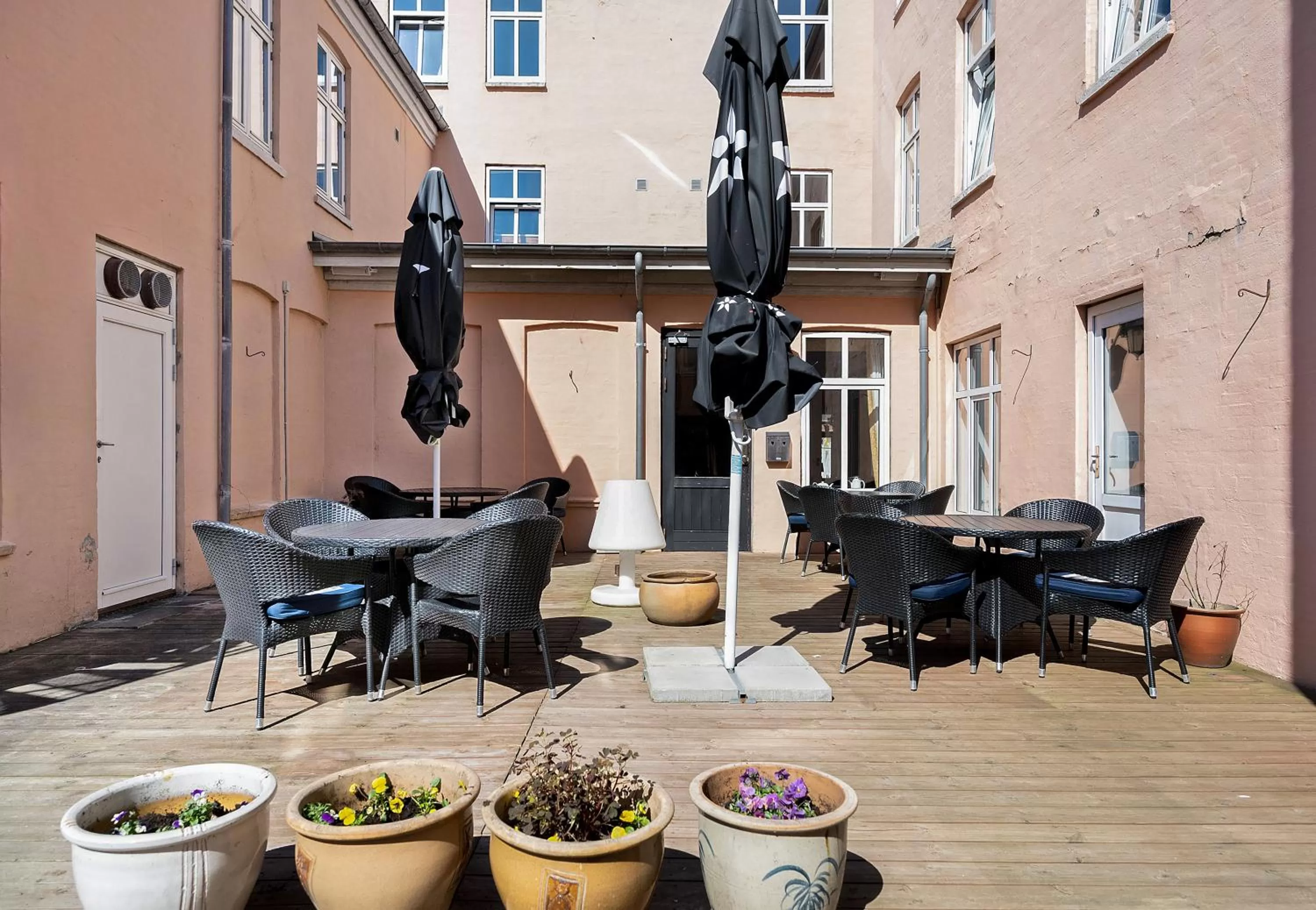 Balcony/Terrace in Hotel Postgaarden