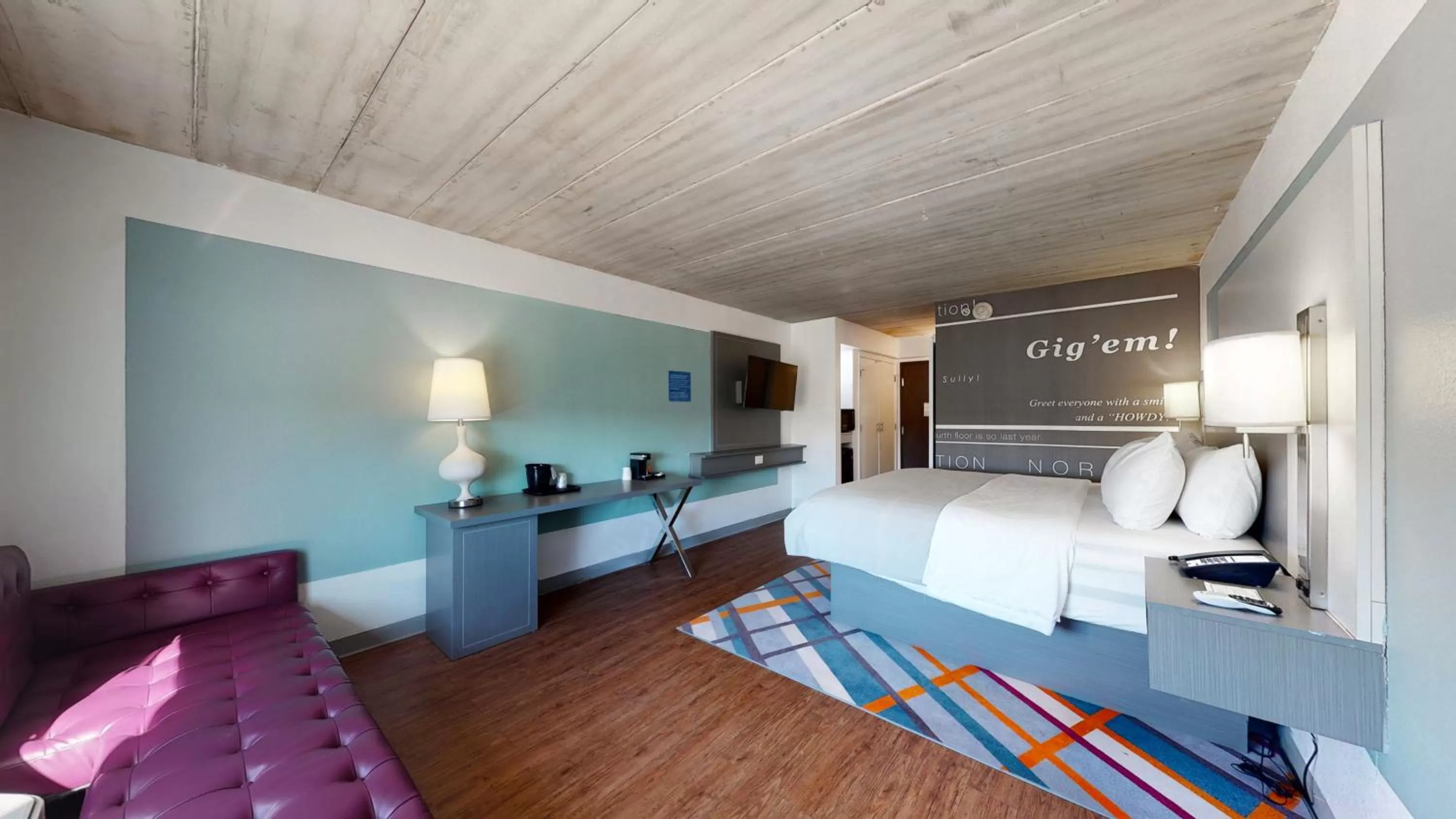 Bedroom, Bed in voco College Station Aggieland by IHG