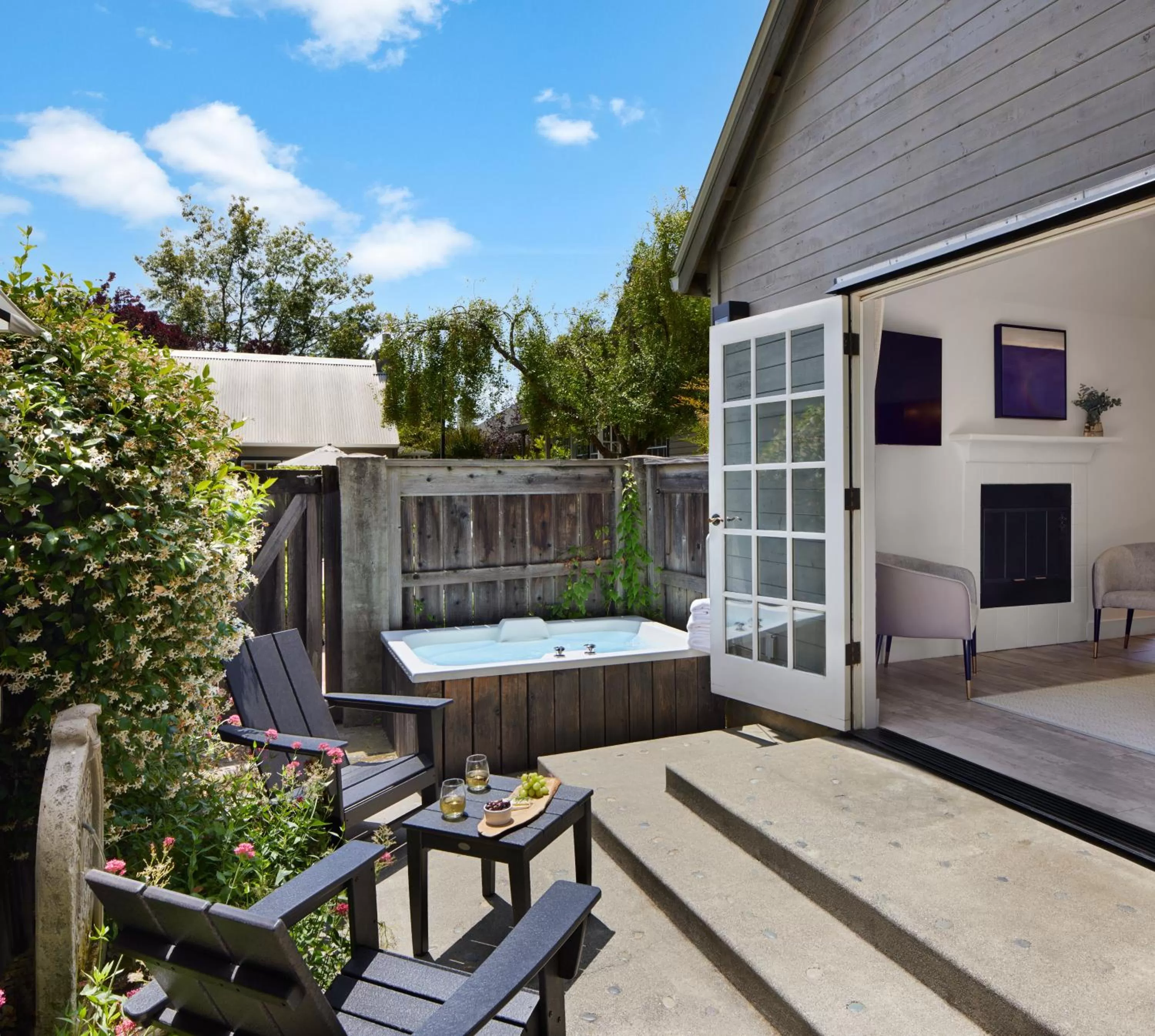 Balcony/Terrace in Lavender, A Four Sisters Inn