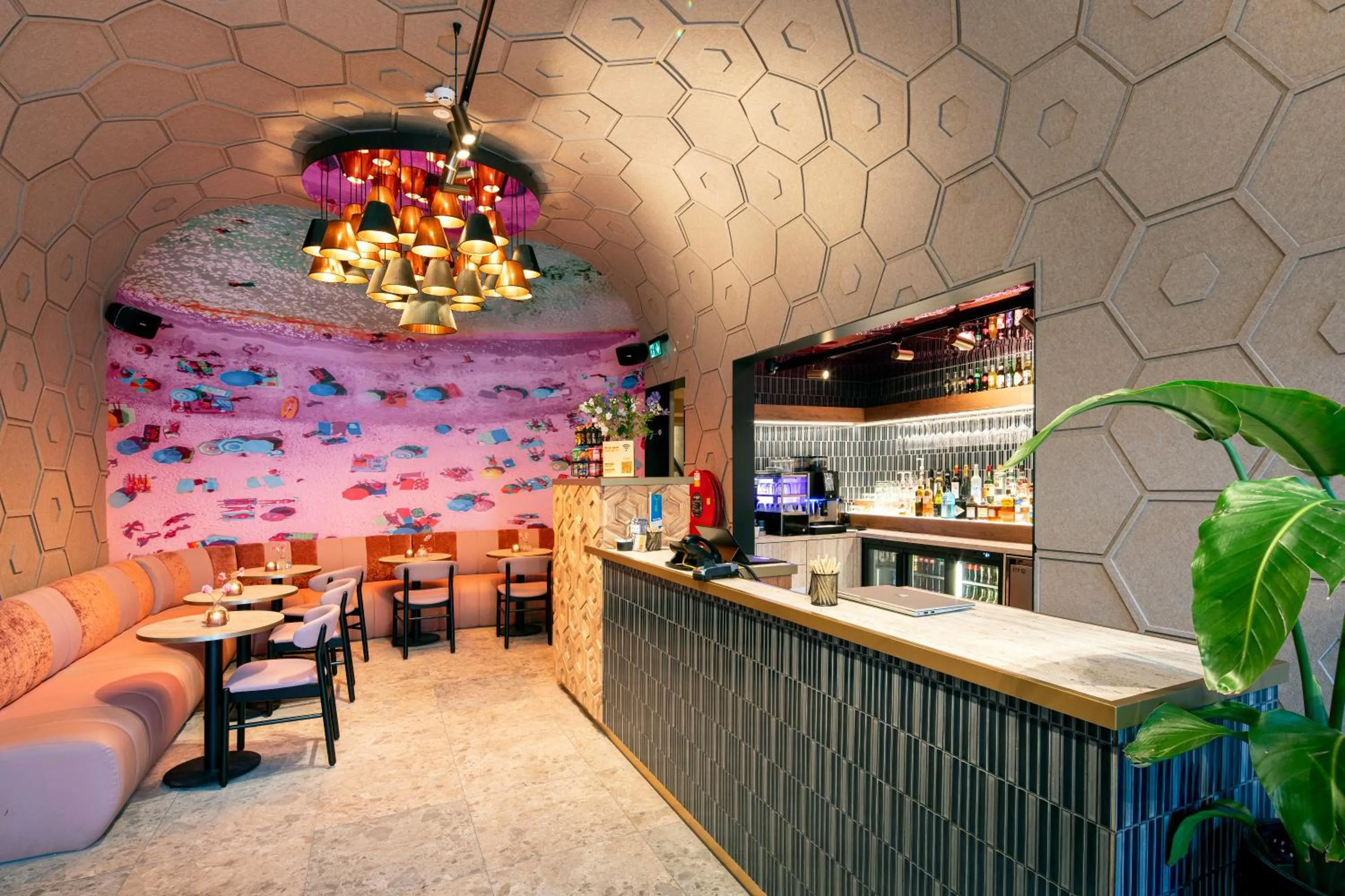 Lounge or bar, Restaurant/Places to Eat in Rokin Hotel