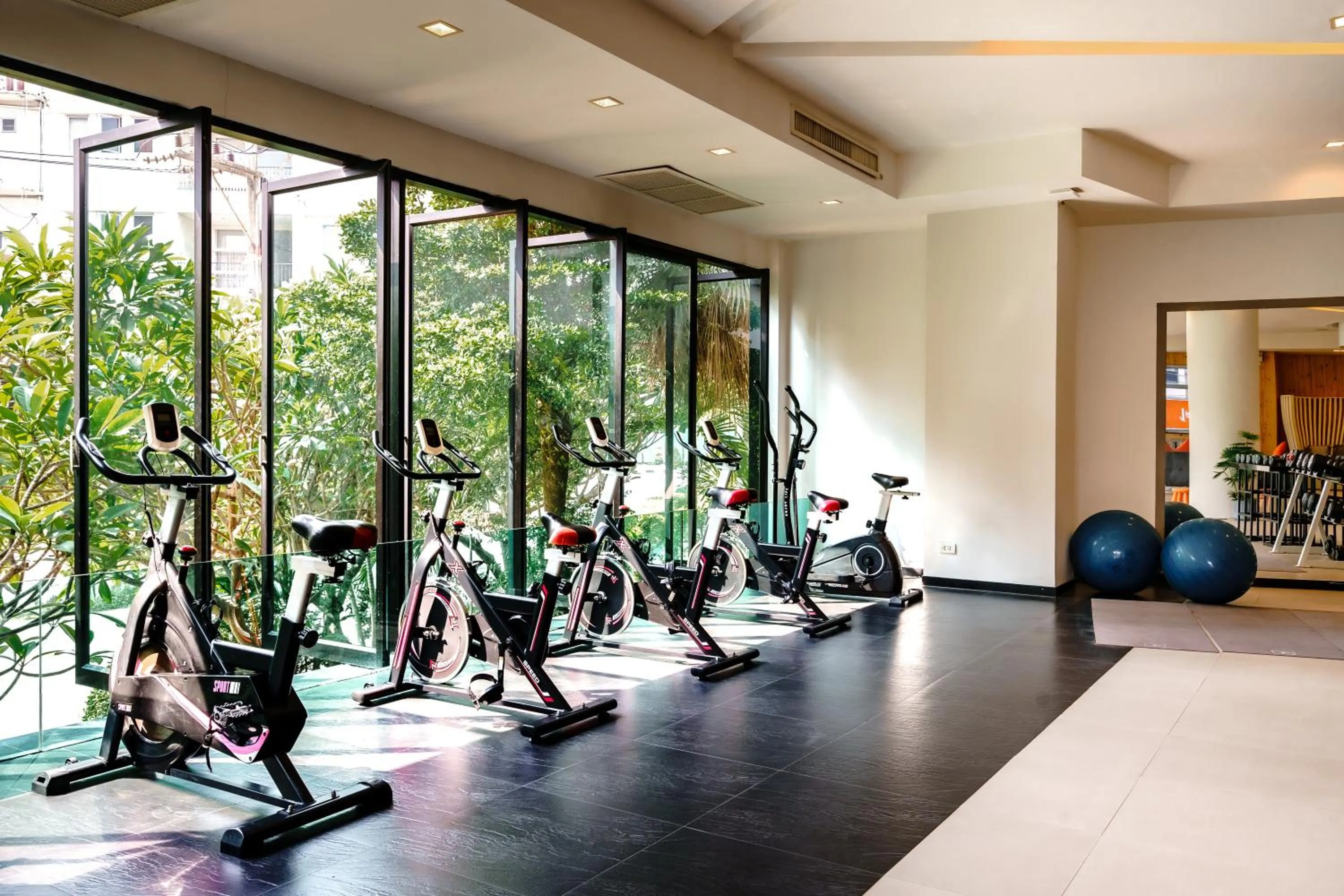 Fitness centre/facilities in J Inspired Hotel Pattaya
