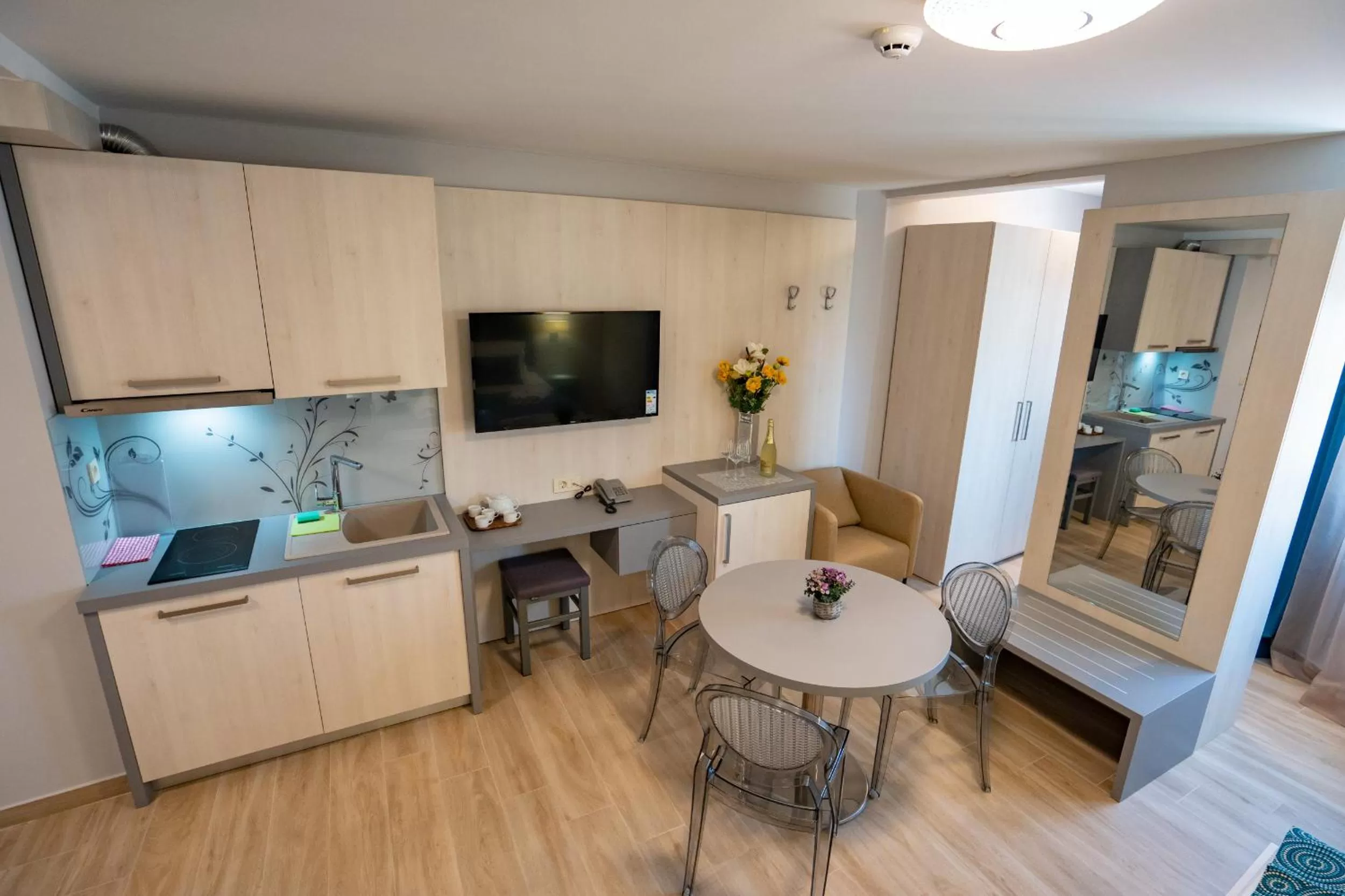 Kitchen or kitchenette in Bed&Breakfast Novalis