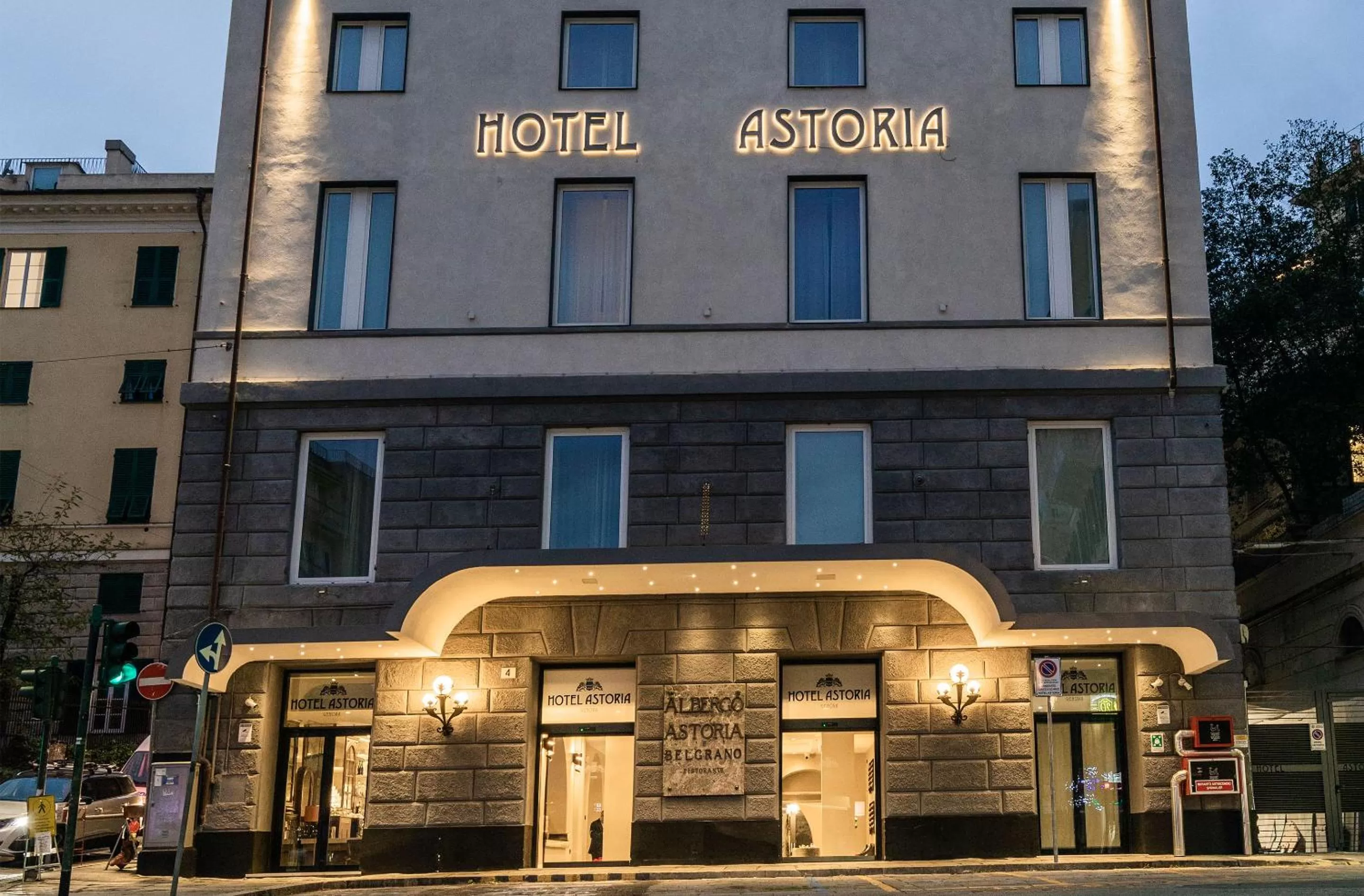 Property building in Hotel Astoria