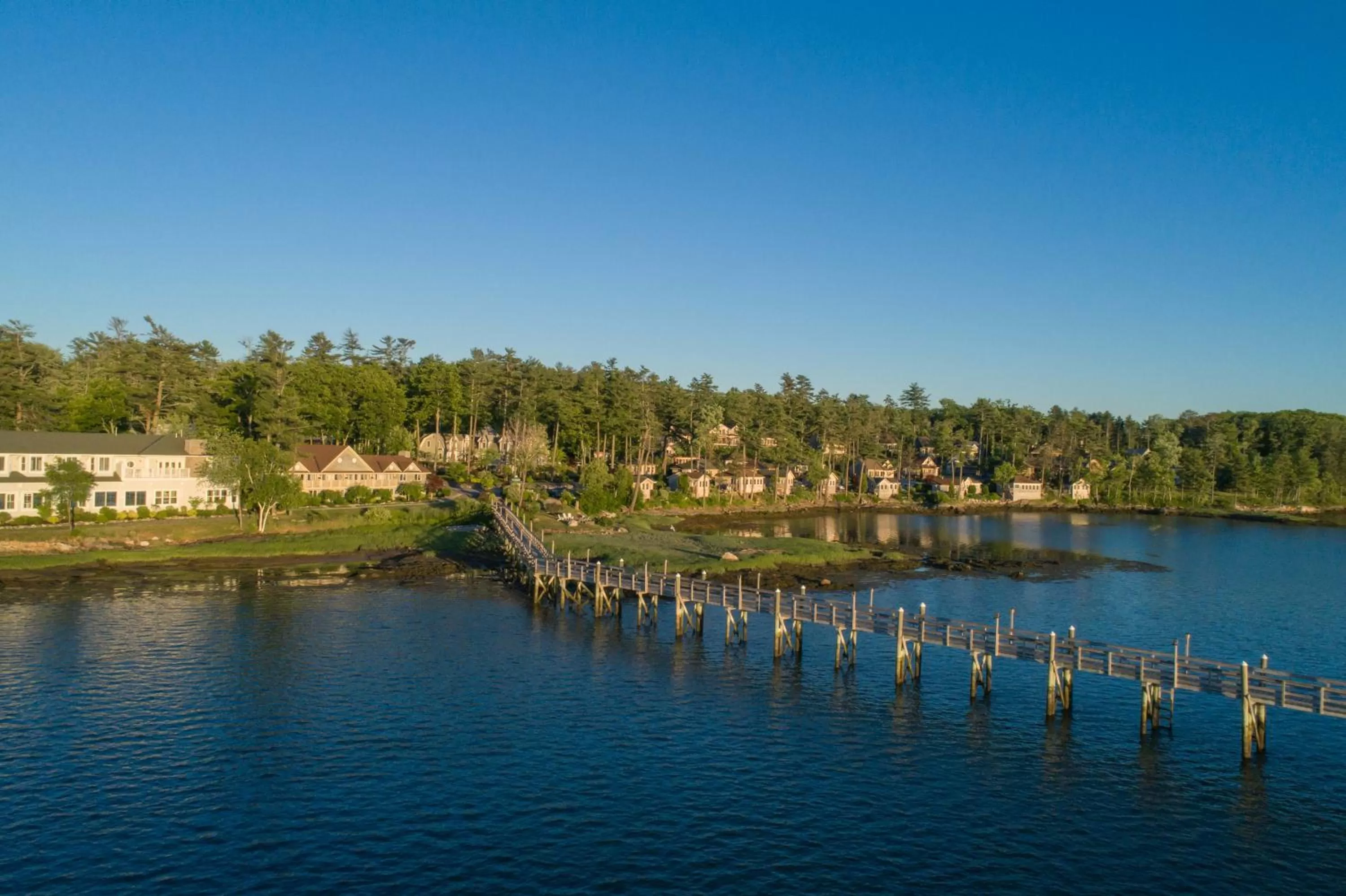 Bird's eye view in Sheepscot Harbour Village Resort