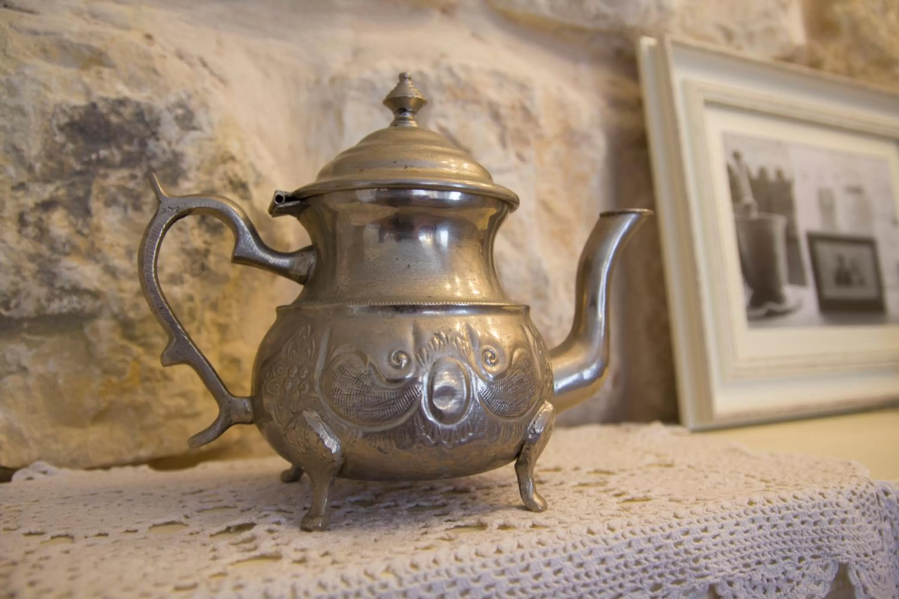 Decorative detail in Beit Shalom Historical boutique Hotel