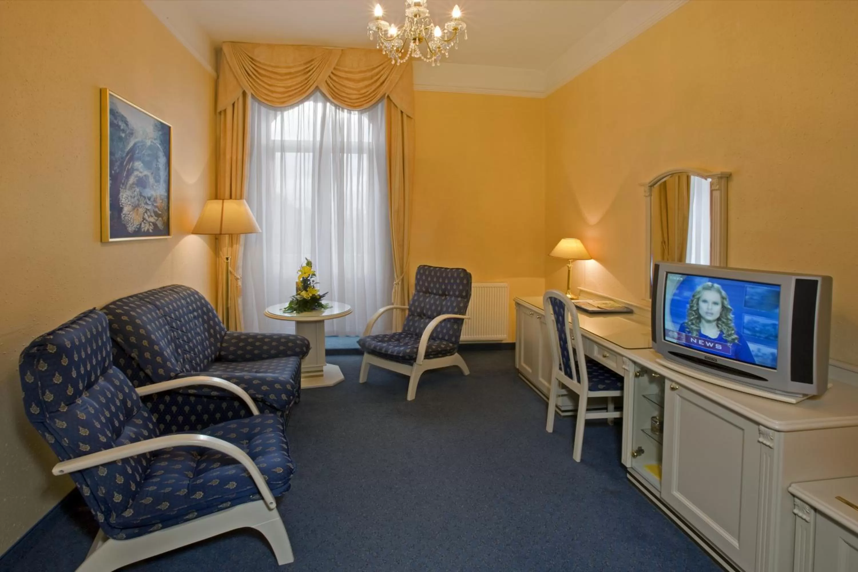 Seating area in Ensana Hotel Pacifik