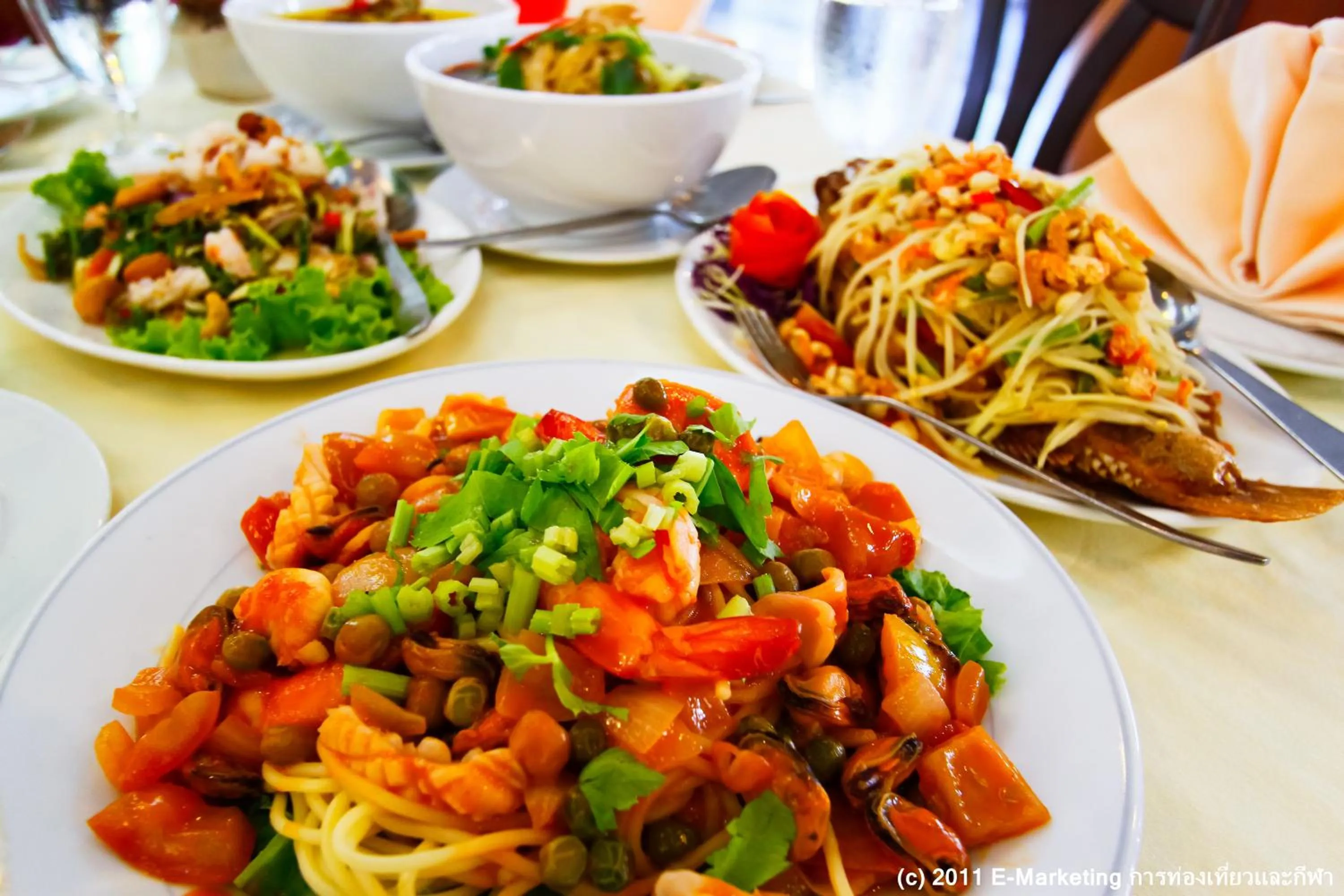 Food close-up in Grand Park Hotel