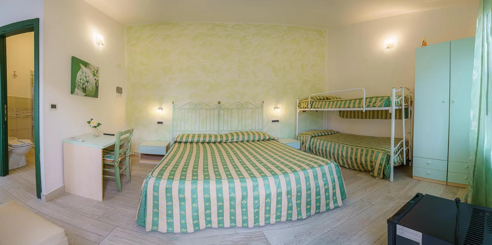 Bed in Albergo La Lampara