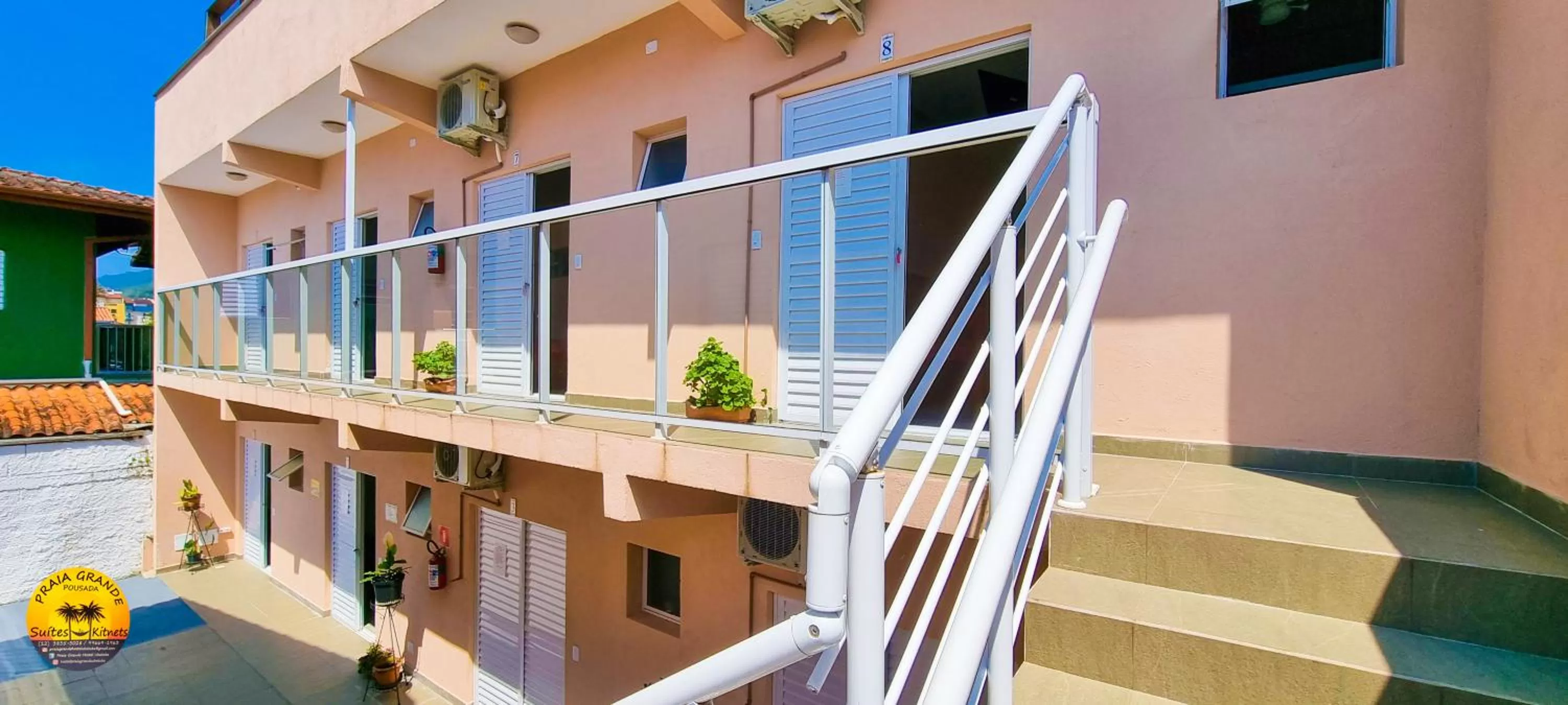 Property building in Pousada Praia Grande