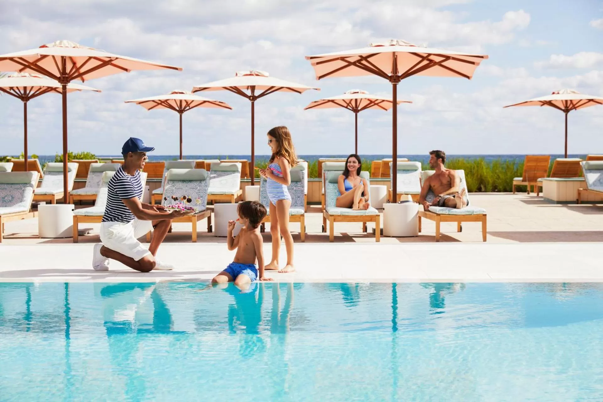 People in Four Seasons Resort Palm Beach