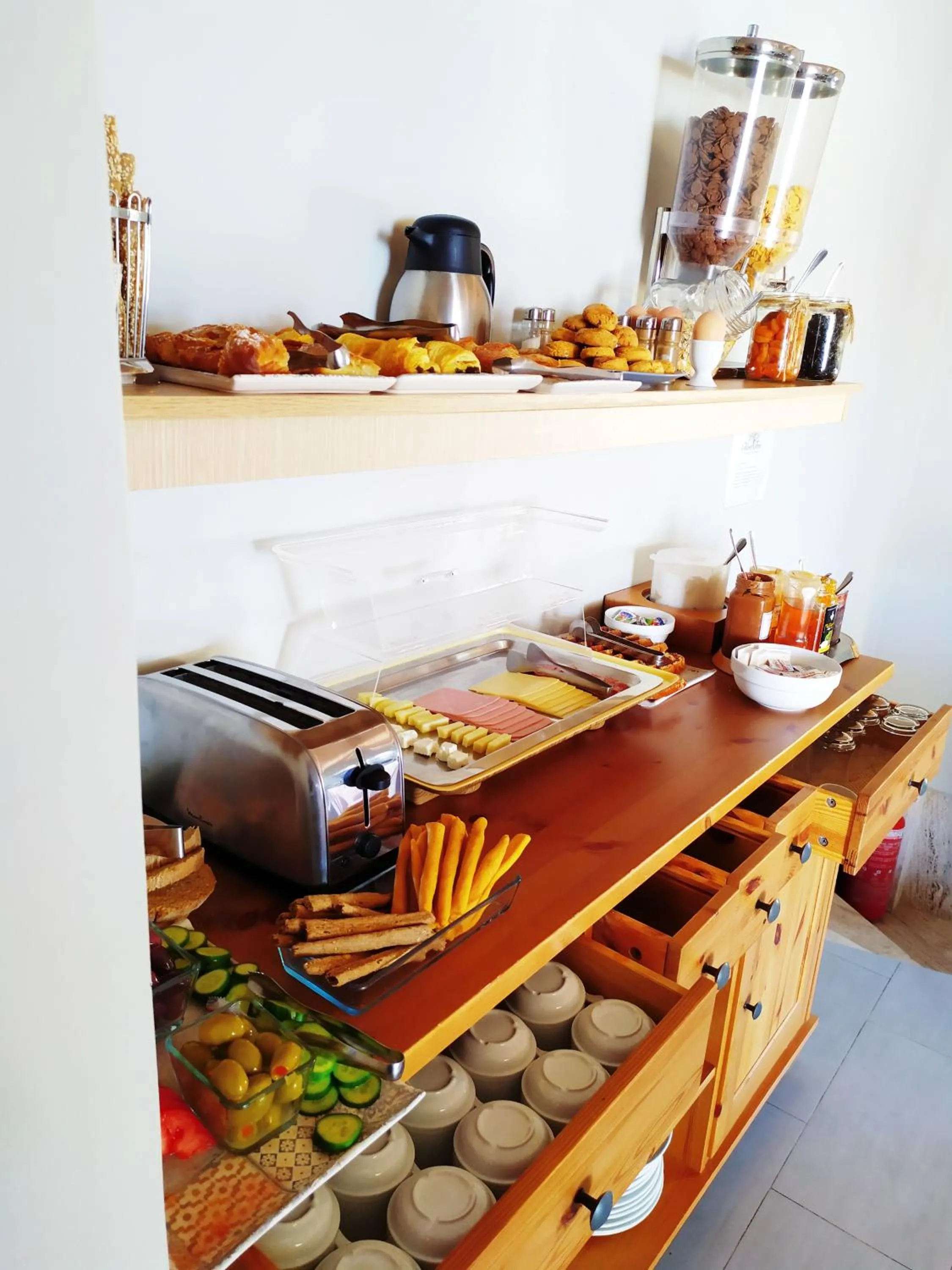 Continental breakfast in Dimitra Boutique Hotel