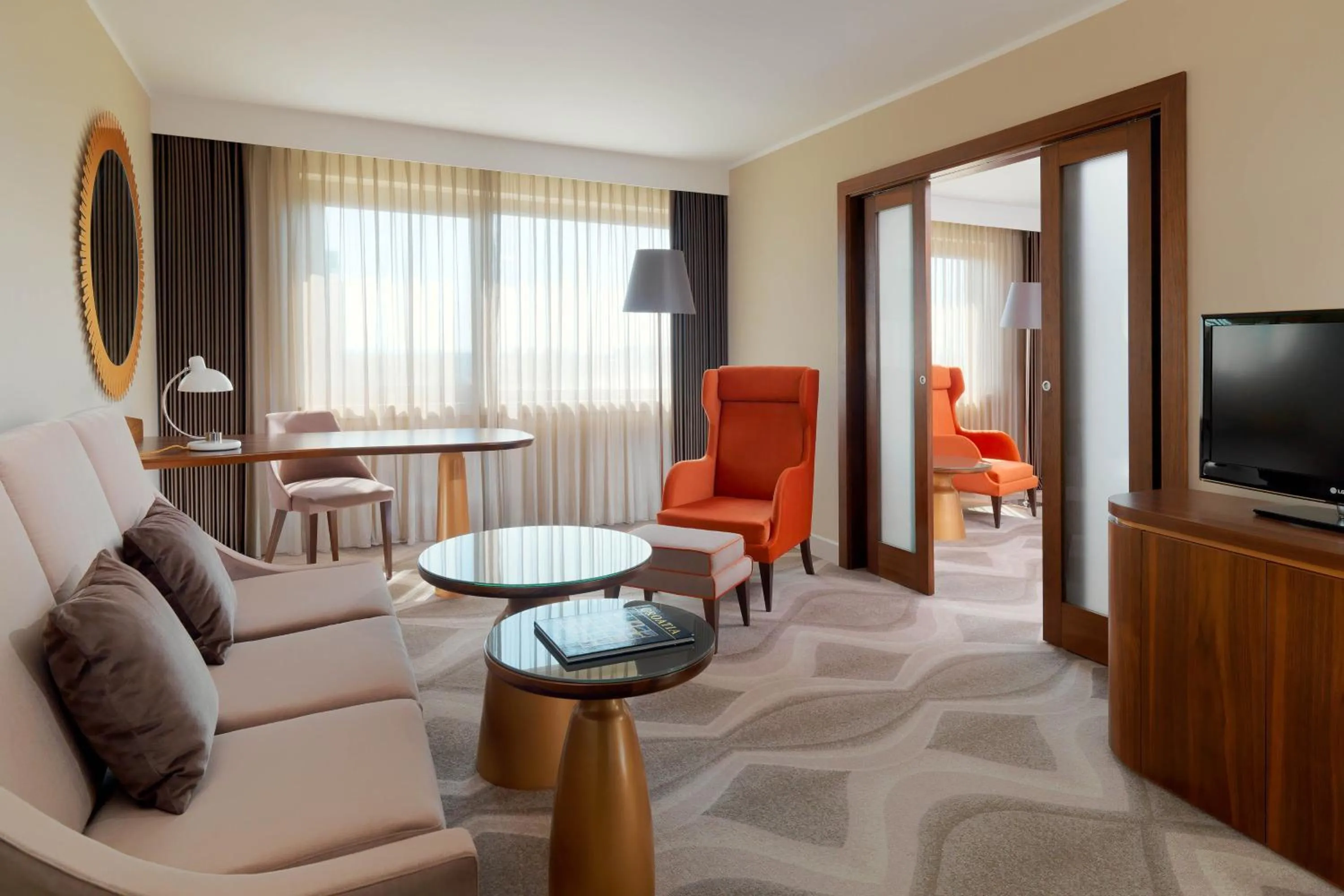 Living room in The Westin Zagreb