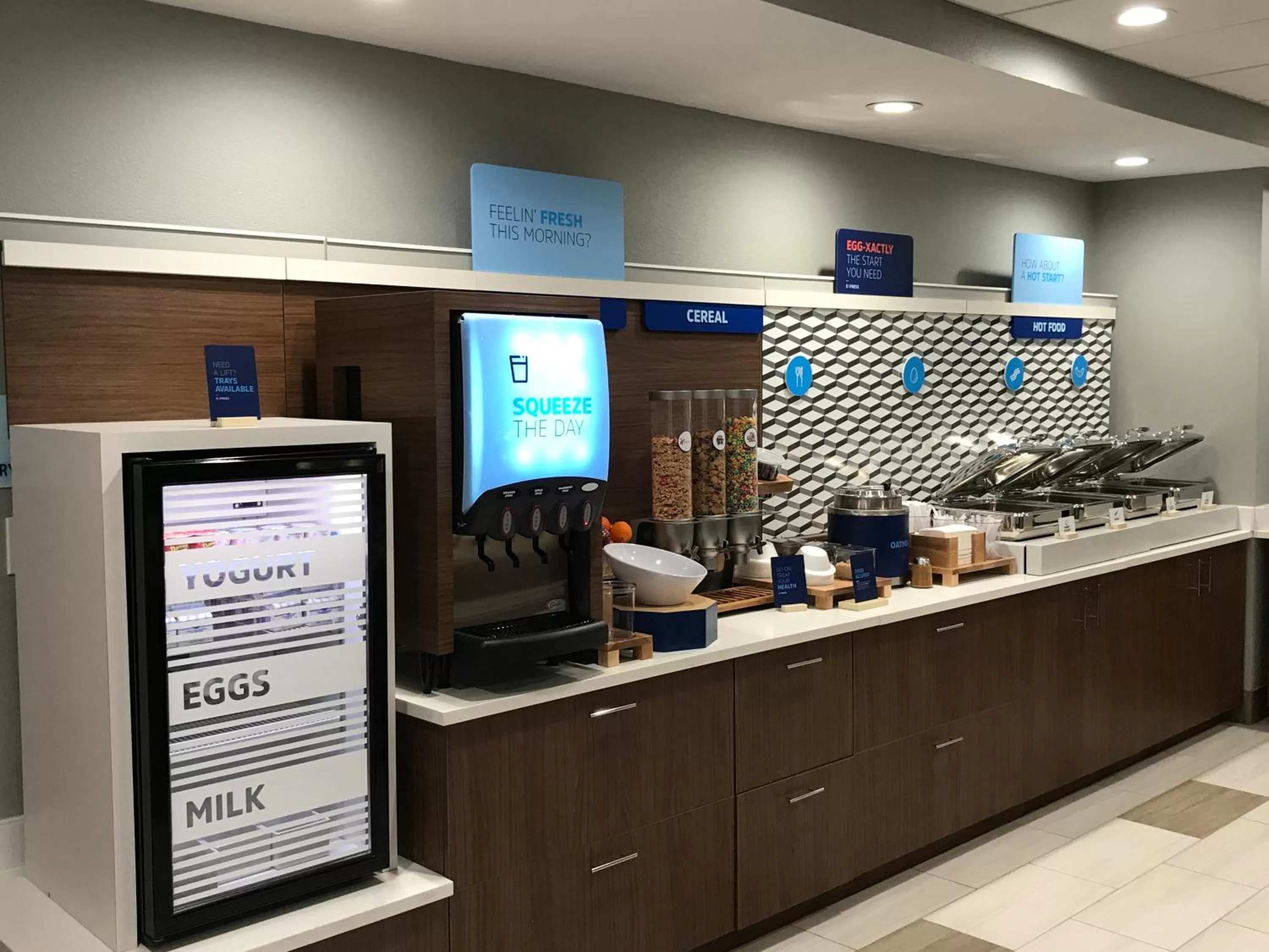 Breakfast in Holiday Inn Express & Suites. by IHG