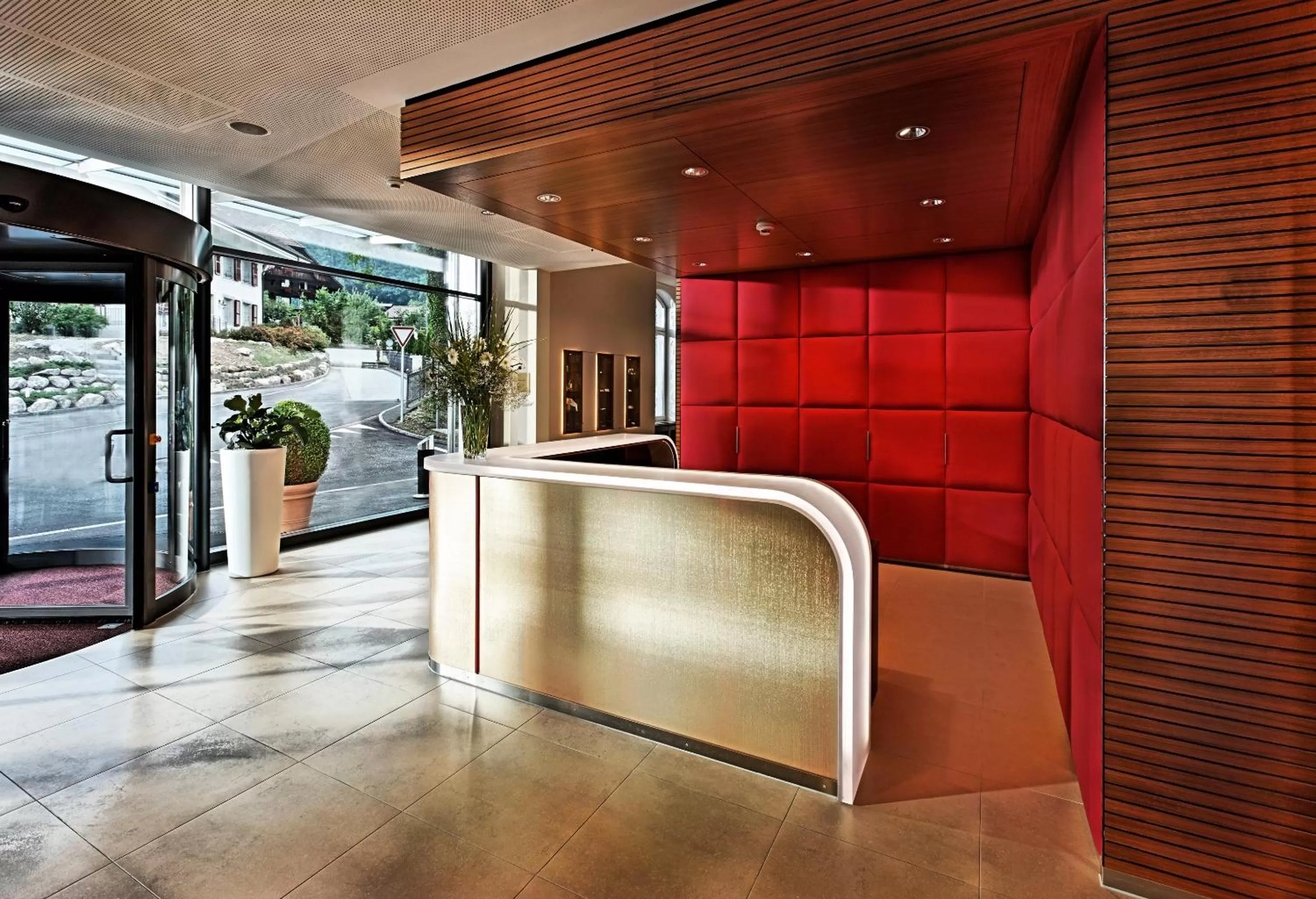 Lobby or reception in Hotel Eden Spiez