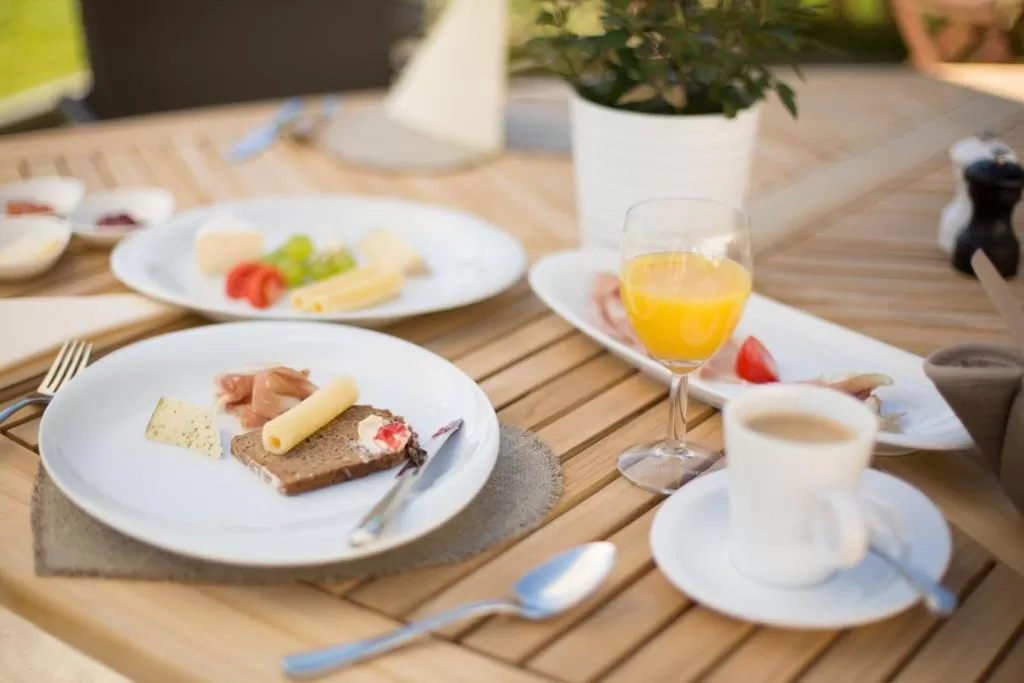 Food close-up in Sonnegg Hotel