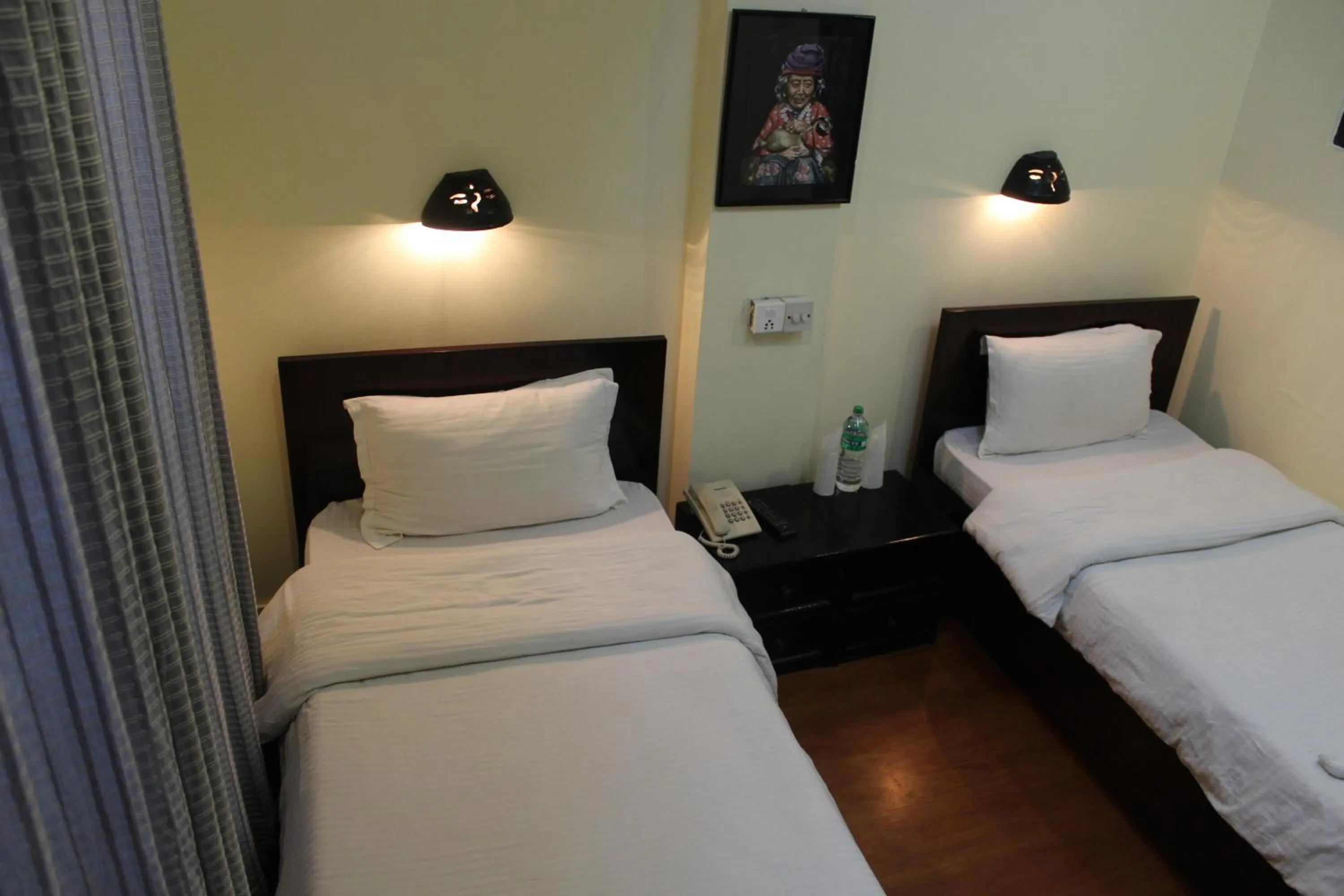 Bedroom, Bed in Hotel Buddha Land