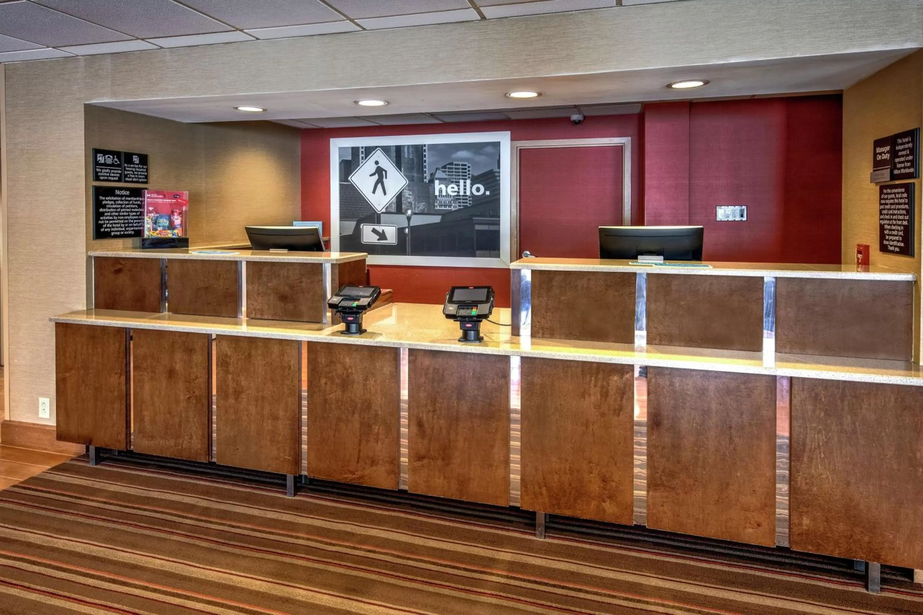 Lobby or reception in Hampton Inn Raleigh Cary