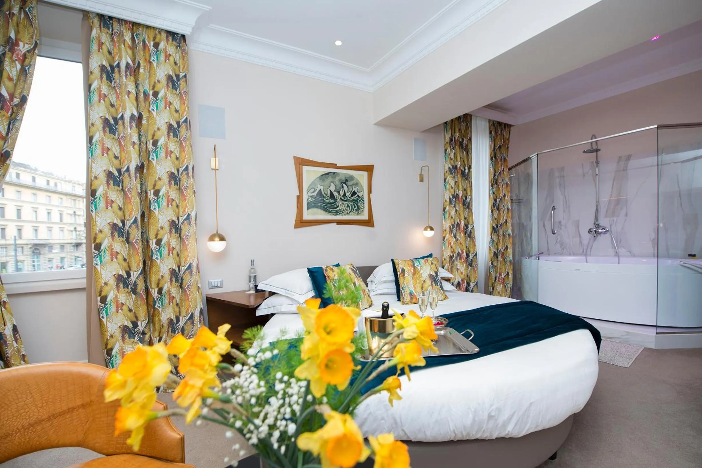 Bed in Torre Argentina Relais - Residenze di Charme