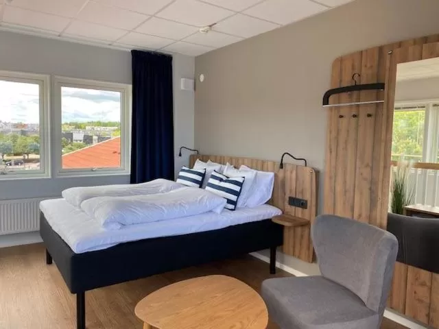 Bed in Badholmen Restaurang & Rum