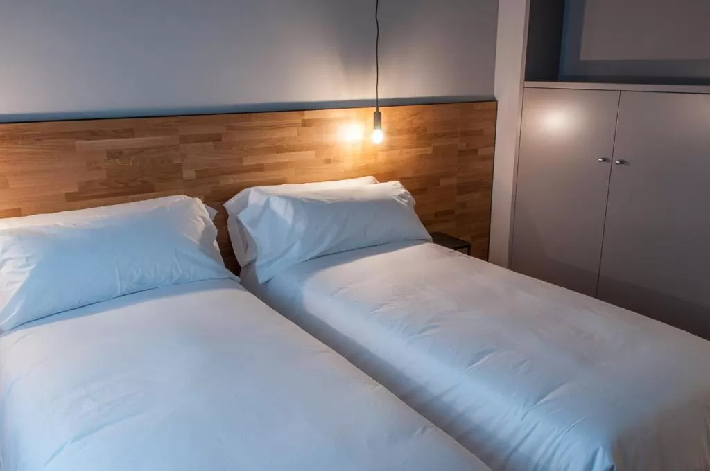 Decorative detail, Bed in Hotelet de Sant joan