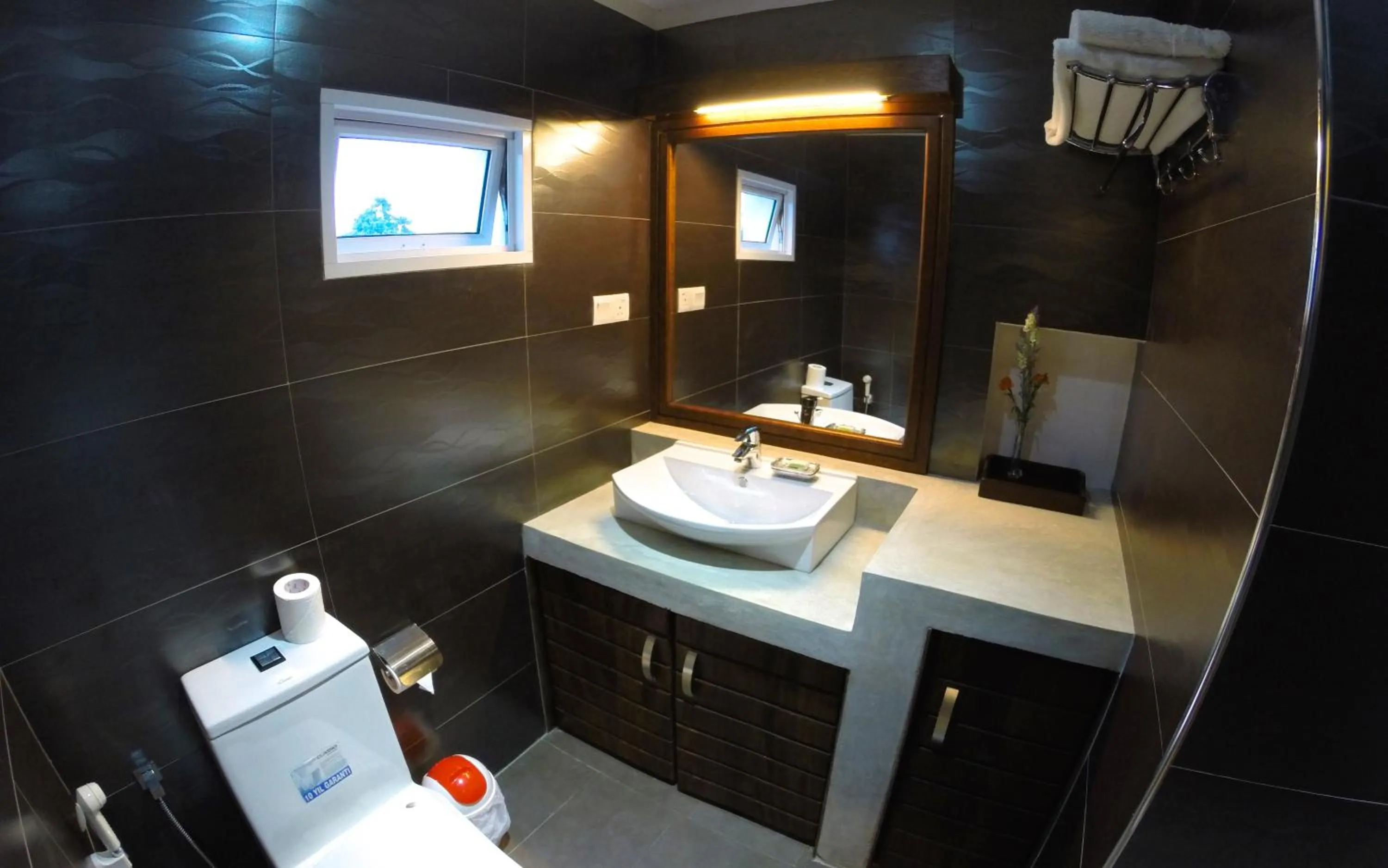 Shower in Winter Villa