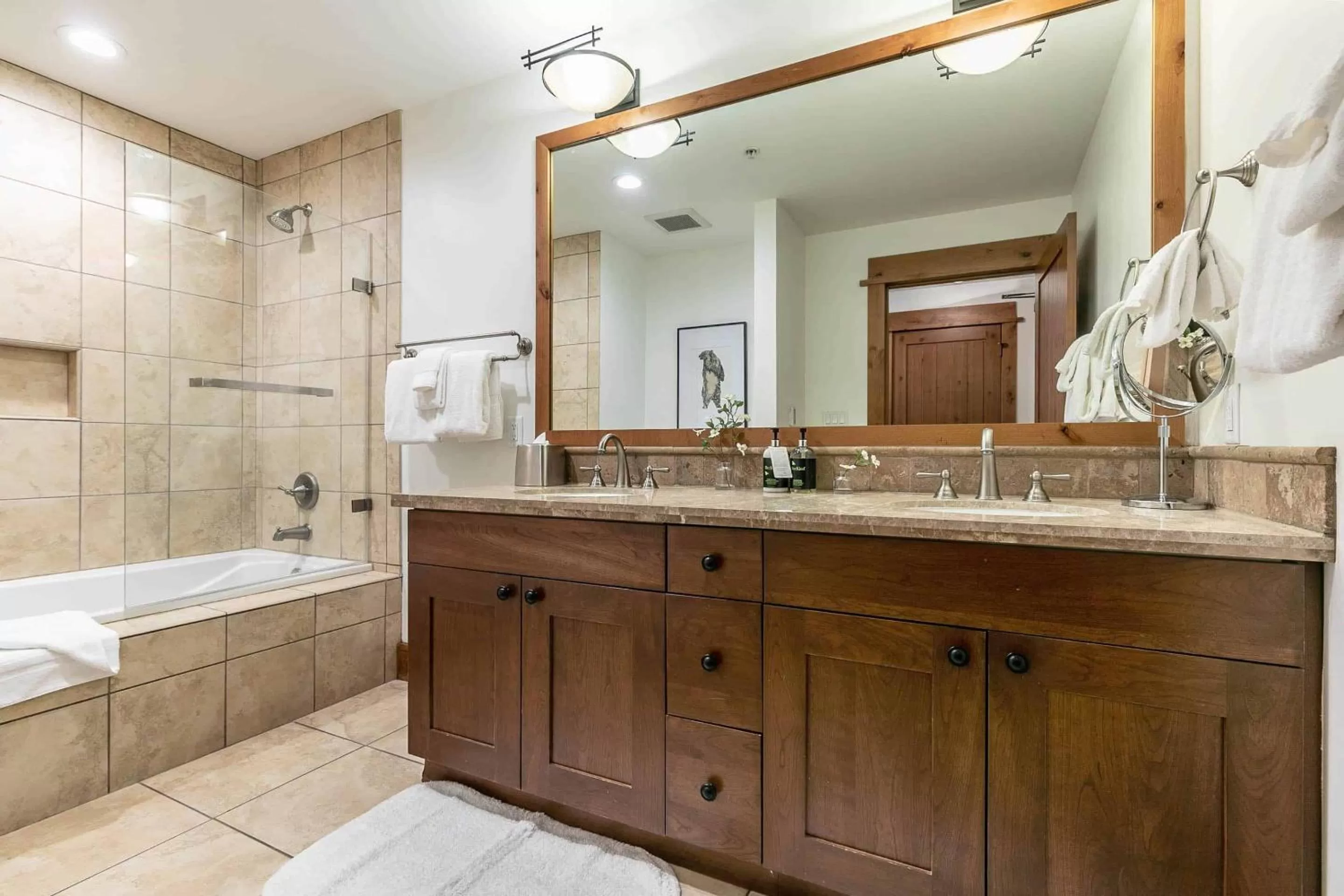 Bathroom in East West Hospitality at Tahoe