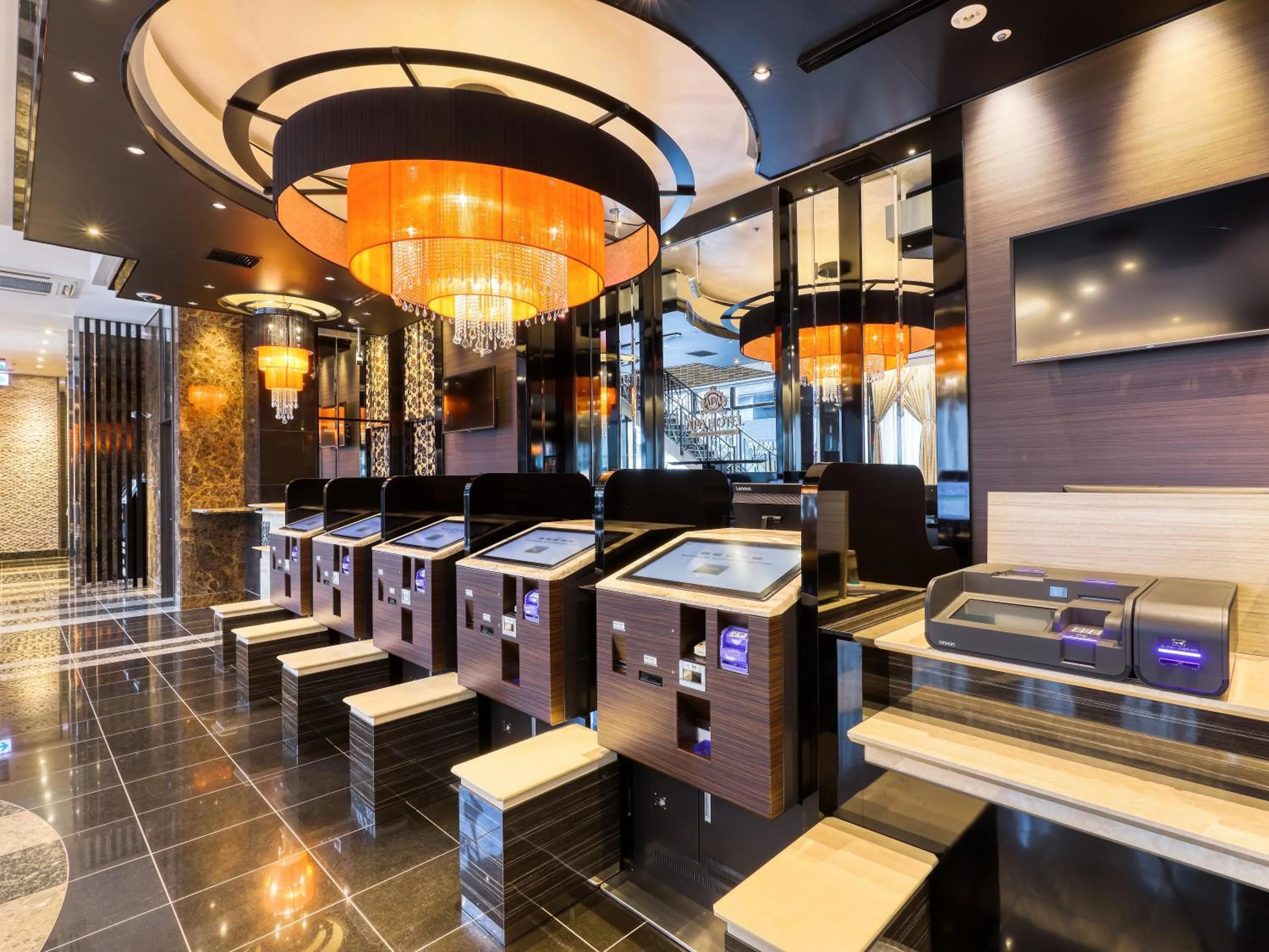 Lobby or reception in APA Hotel Hiroshima Ekimae Ohashi