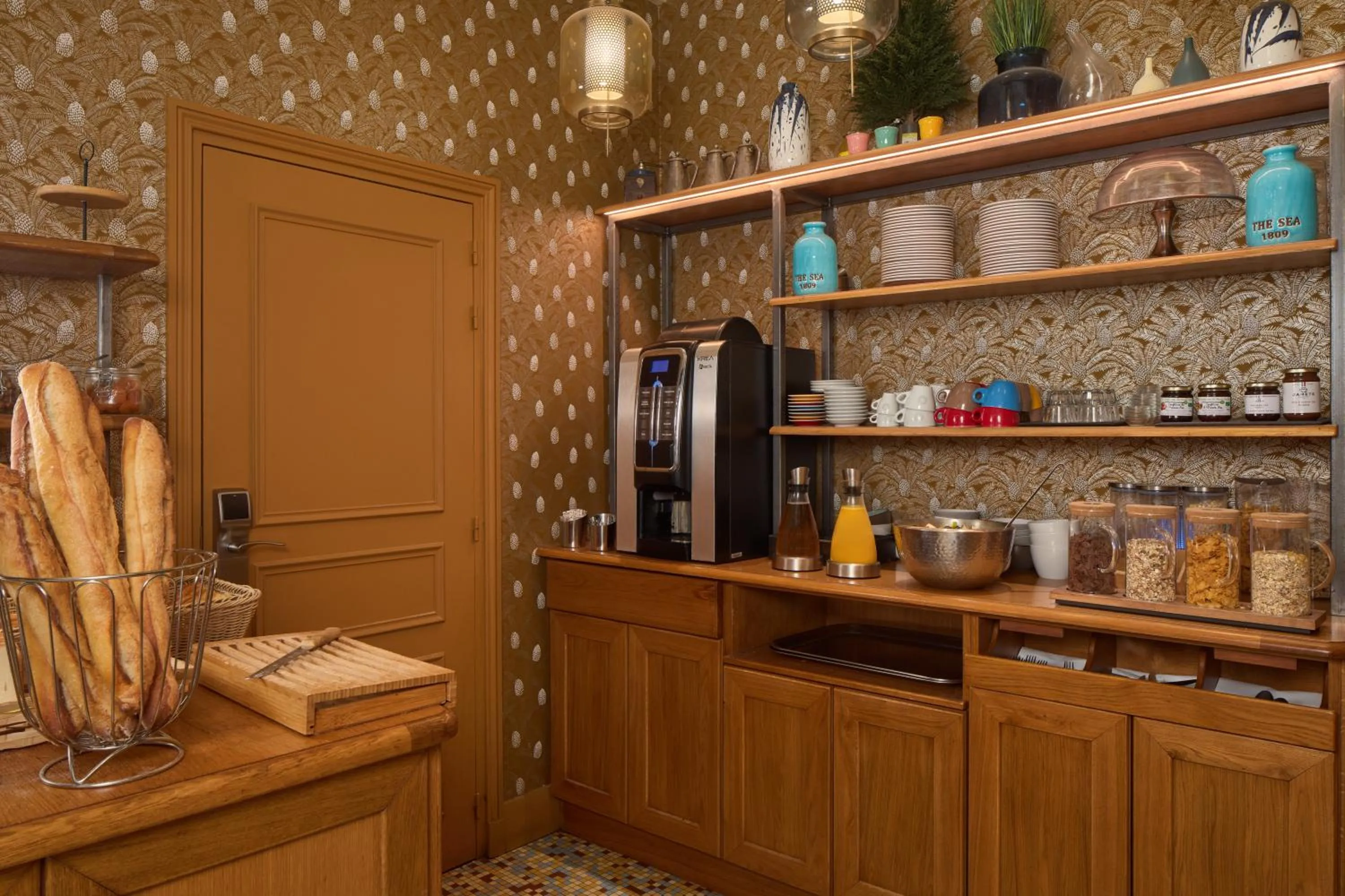 Buffet breakfast in Le Robinet d'Or Paris Canal Saint Martin