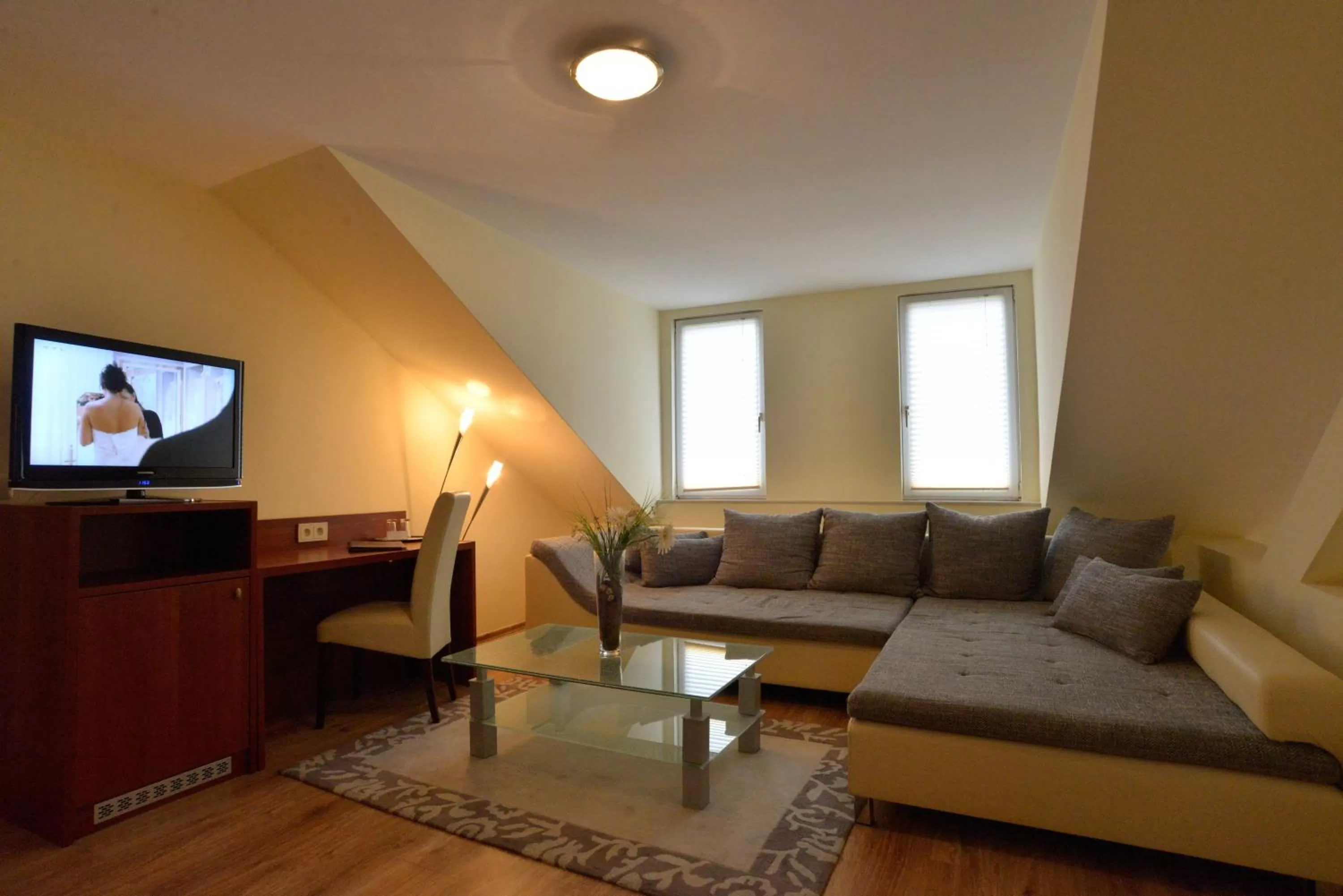 Living room in Hotel via City Leipzig Mitte