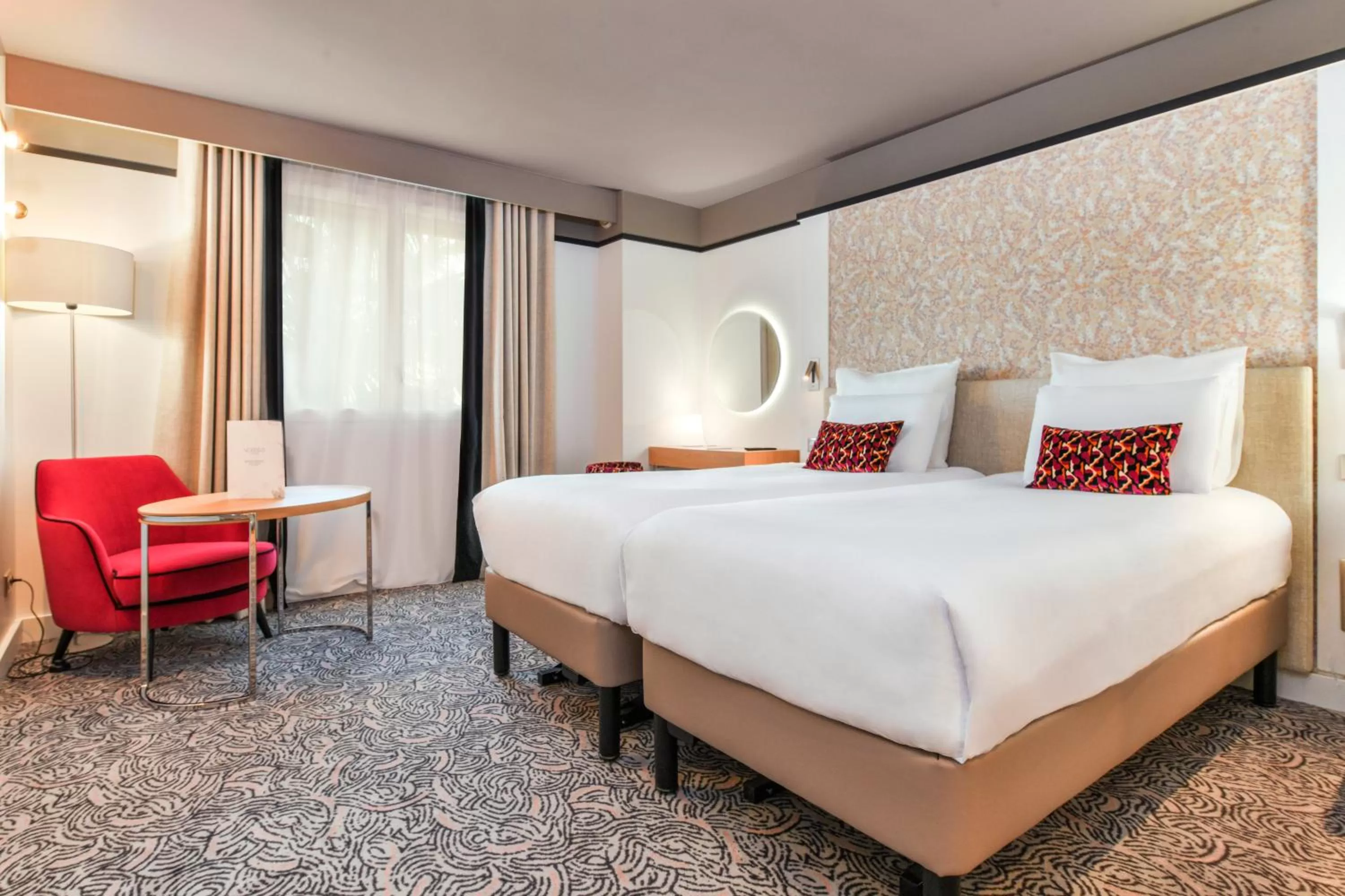 Bedroom, Bed in Pullman La Pléiade Montpellier Centre