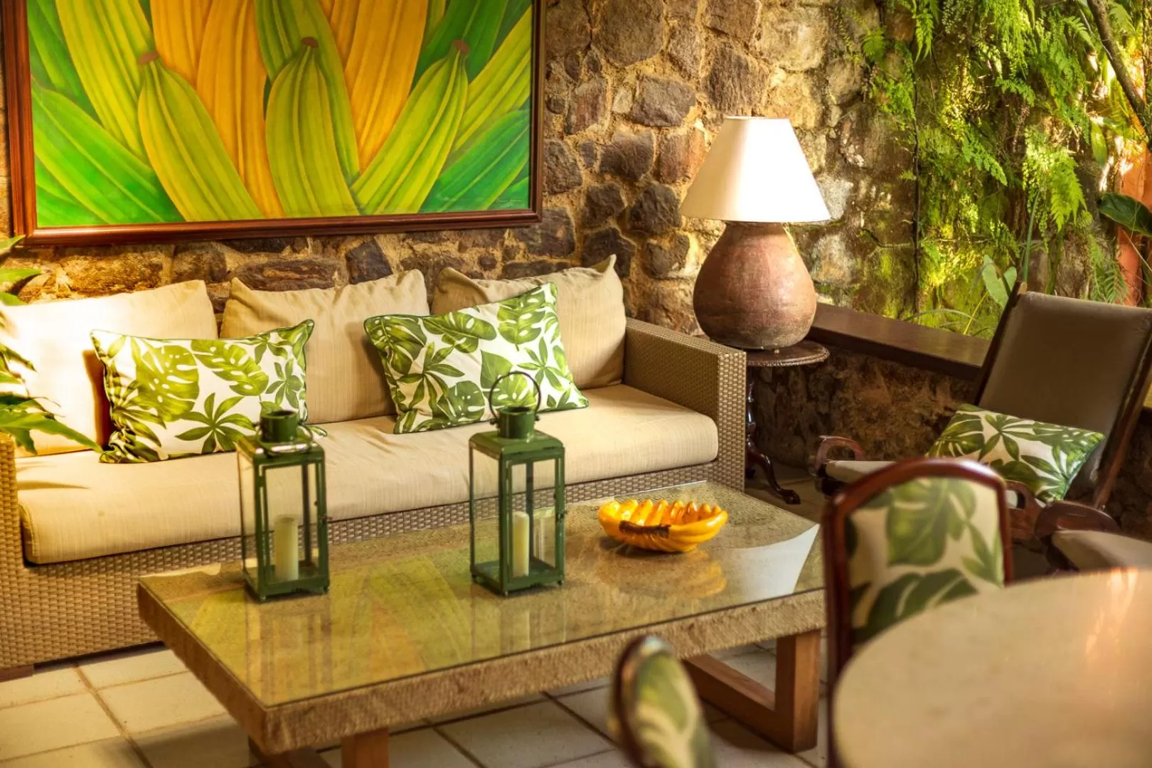 Living room in Pousada Porto Imperial