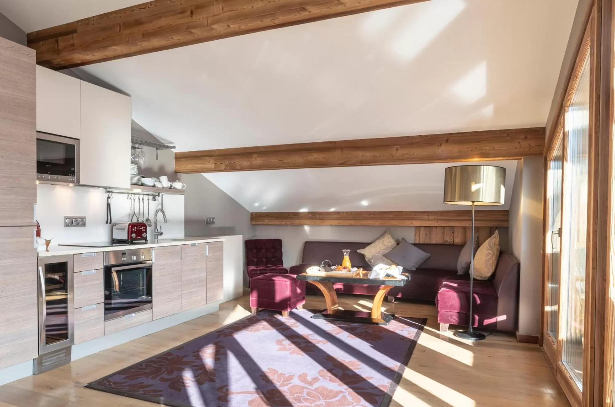 Kitchen or kitchenette in Chamois d'Or Hotel