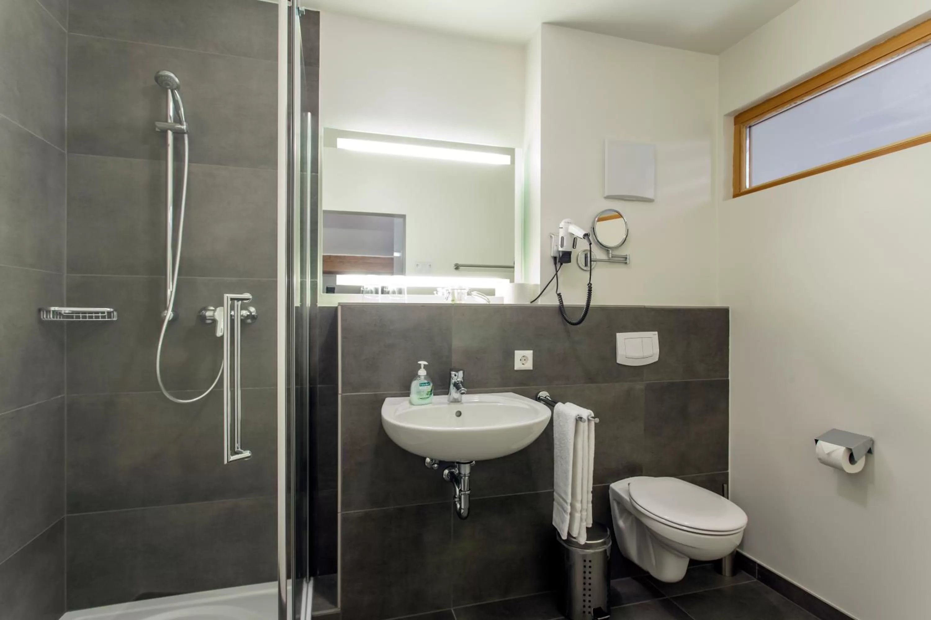 Shower in Hotel Holzscheiter