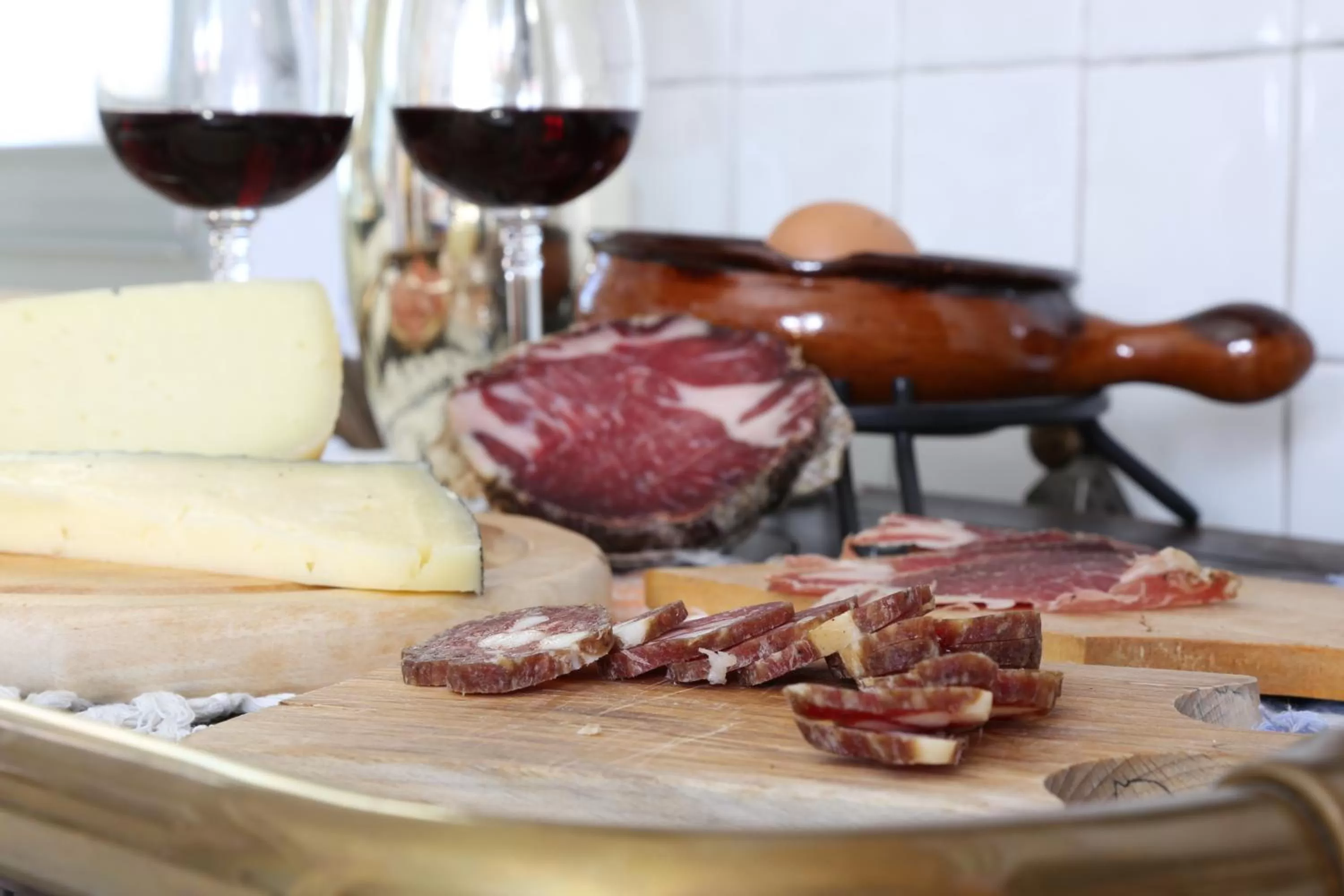 Food close-up in Al Villino del Sole