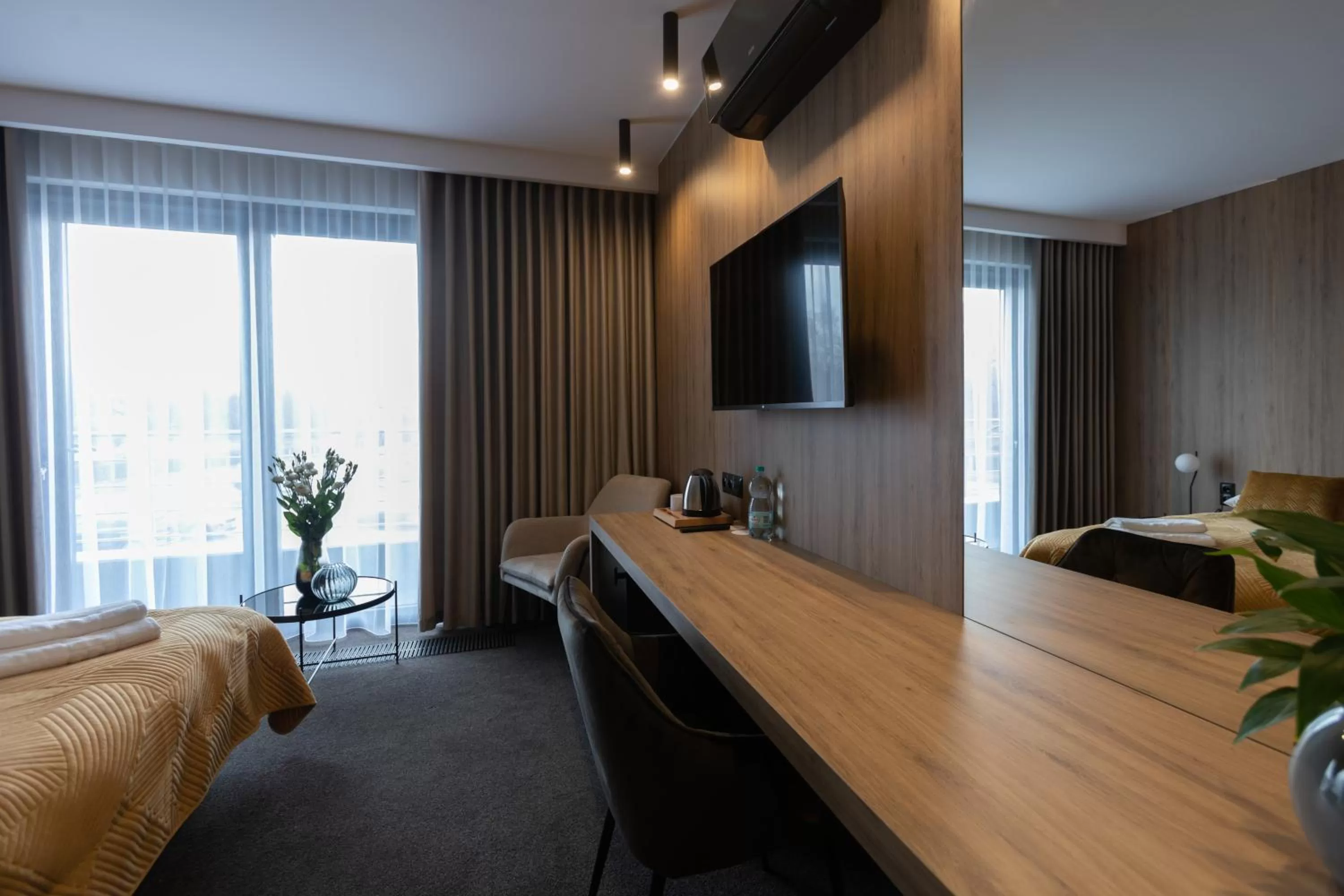 TV and multimedia, Bed in Apartamenty Green Place