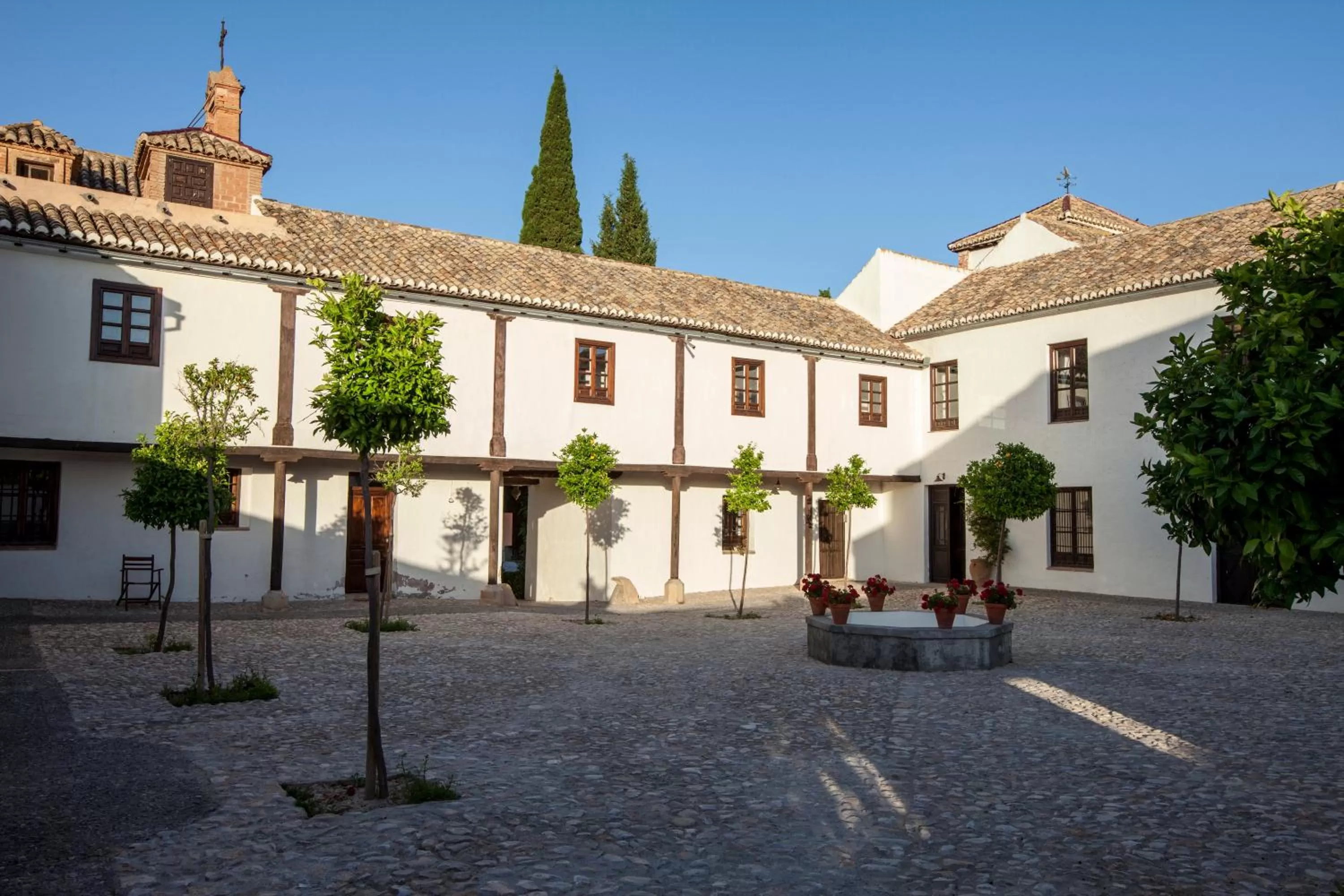 Patio in Hotel Cortijo del Marqués