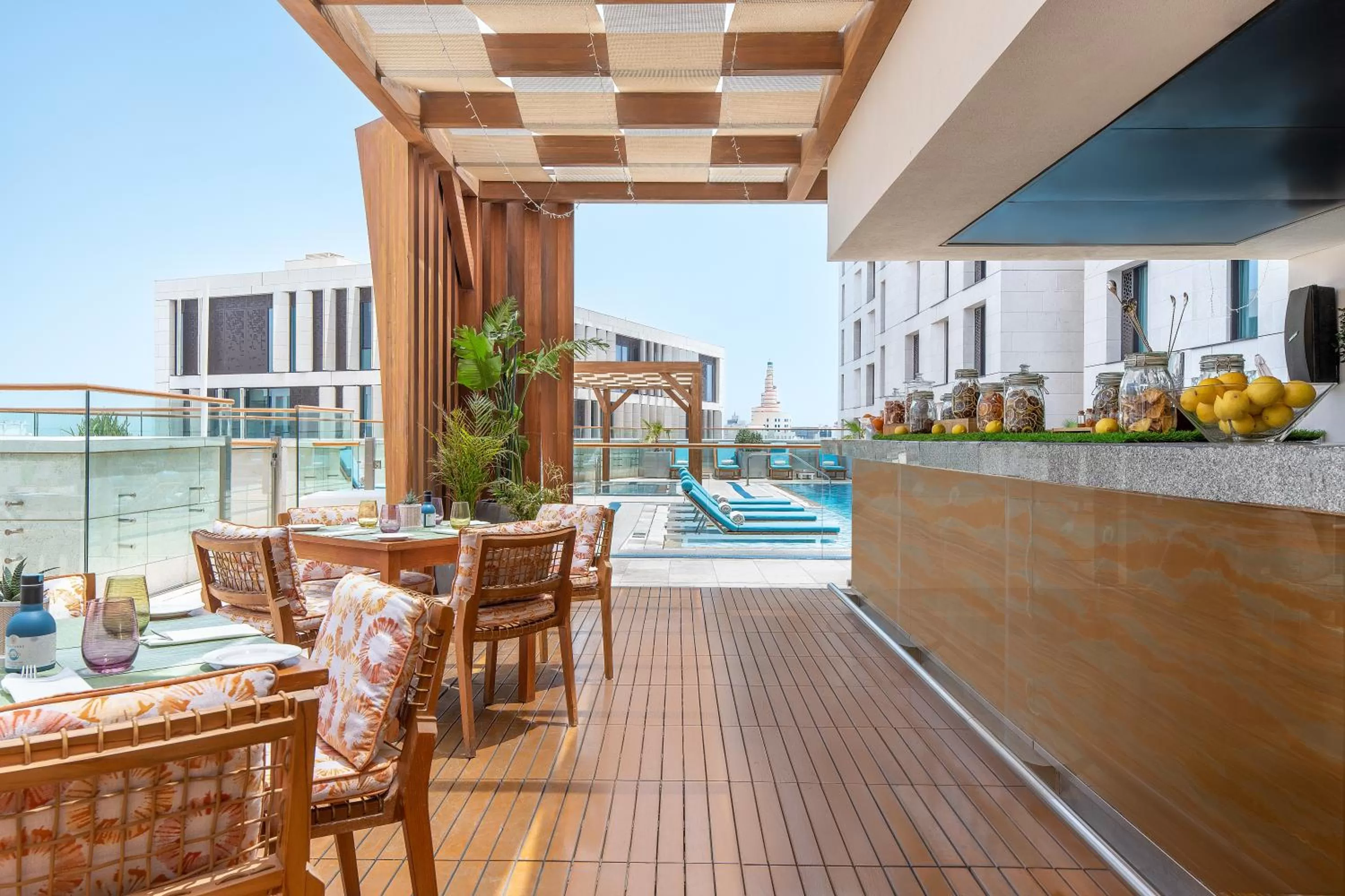 Restaurant/places to eat in Alwadi Hotel Doha - MGallery Collection