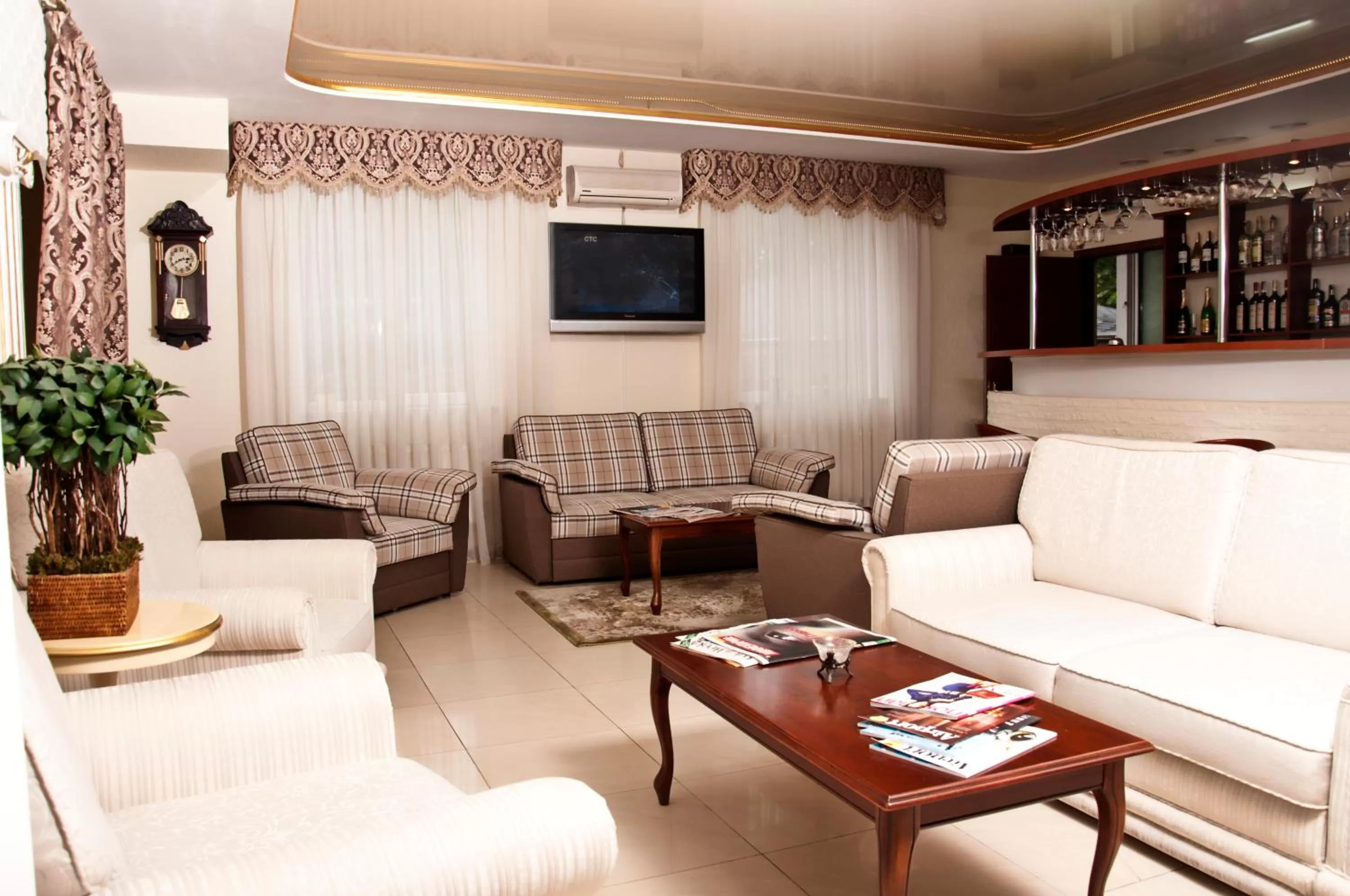 Lobby or reception, Seating Area in Lermontovskiy Hotel