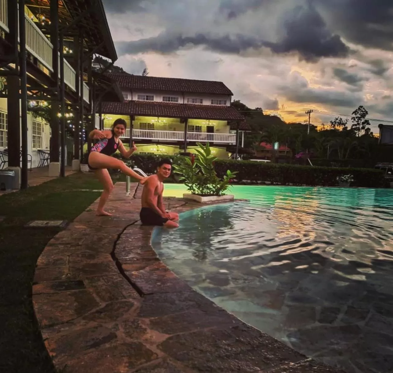 Patio in Hotel Luisiana