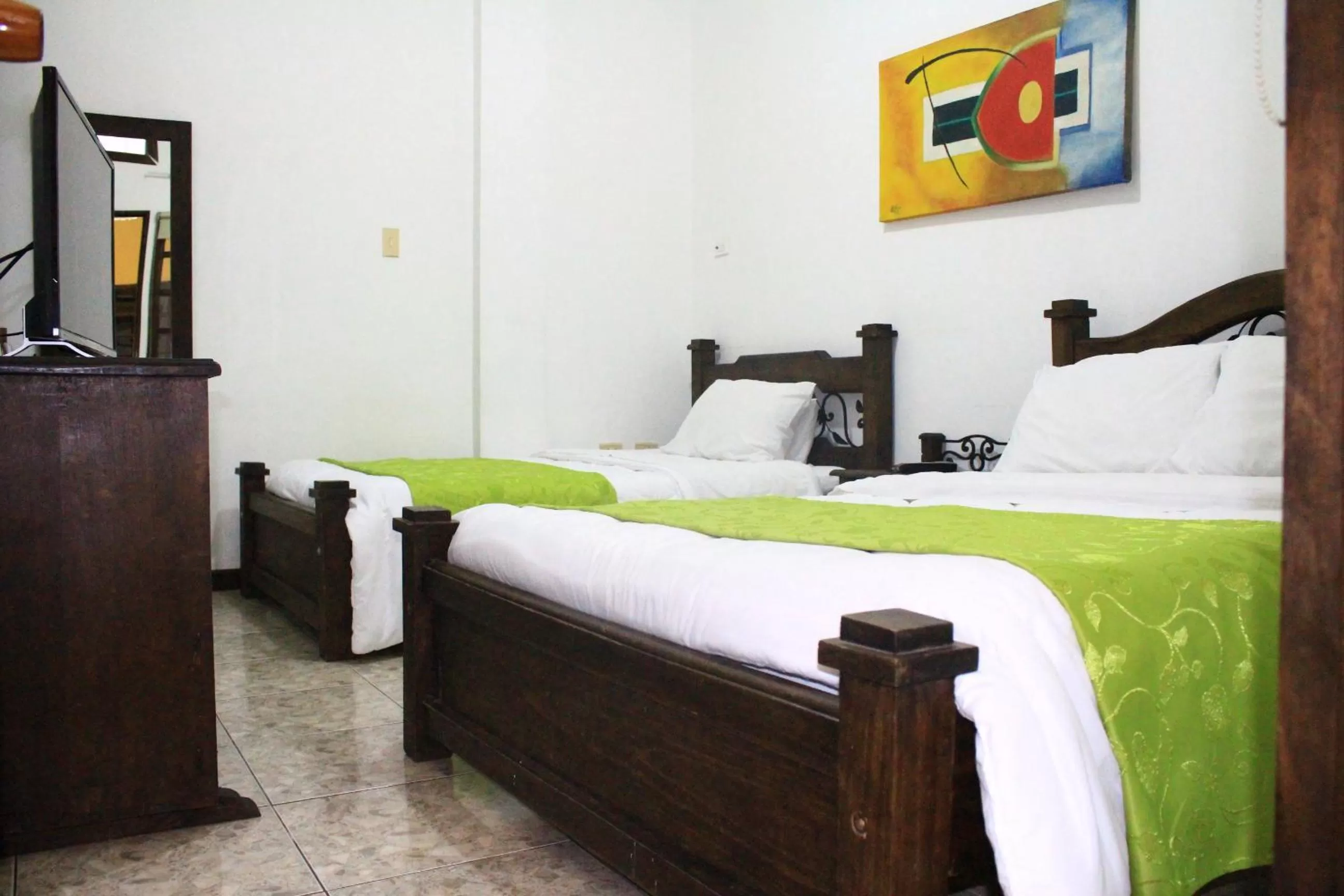 Bed in Hotel Colonial Manizales